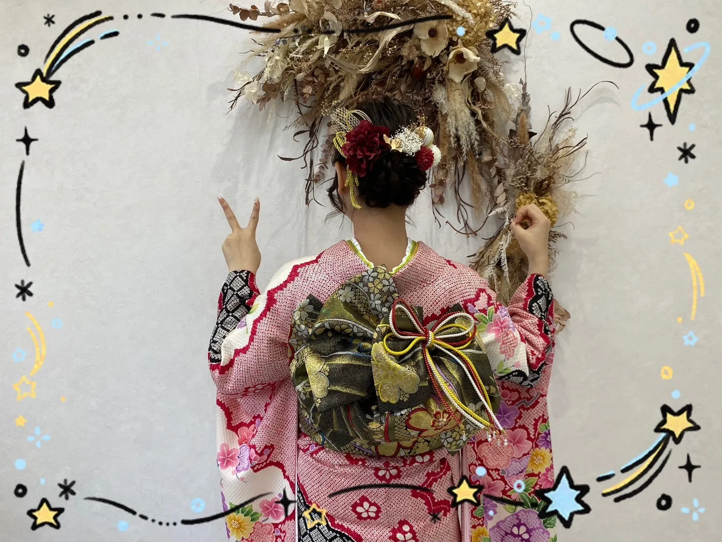 振袖　レンタル　前撮り　撮影会　可愛い　おしゃれ　かっこいい　イマドキ　くすみ　レトロ　安い