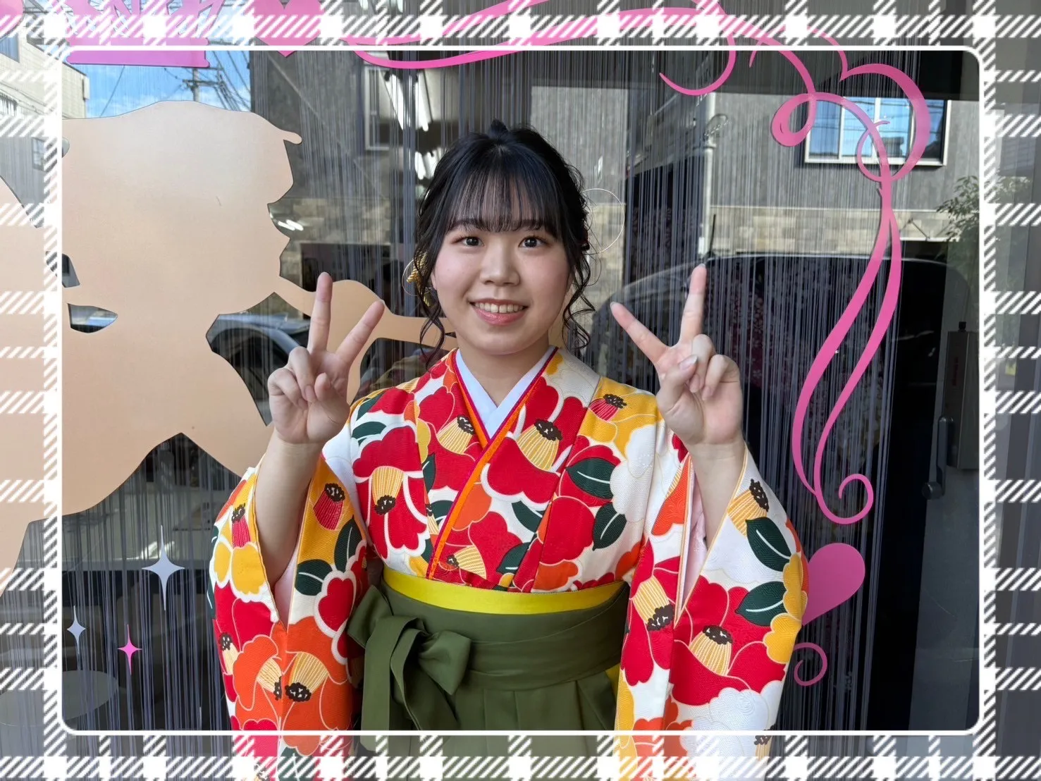 前撮り　撮影会　振袖　レンタル　奈良　きれい　かわいい　くすみ　ガーリー　古典　イマドキ