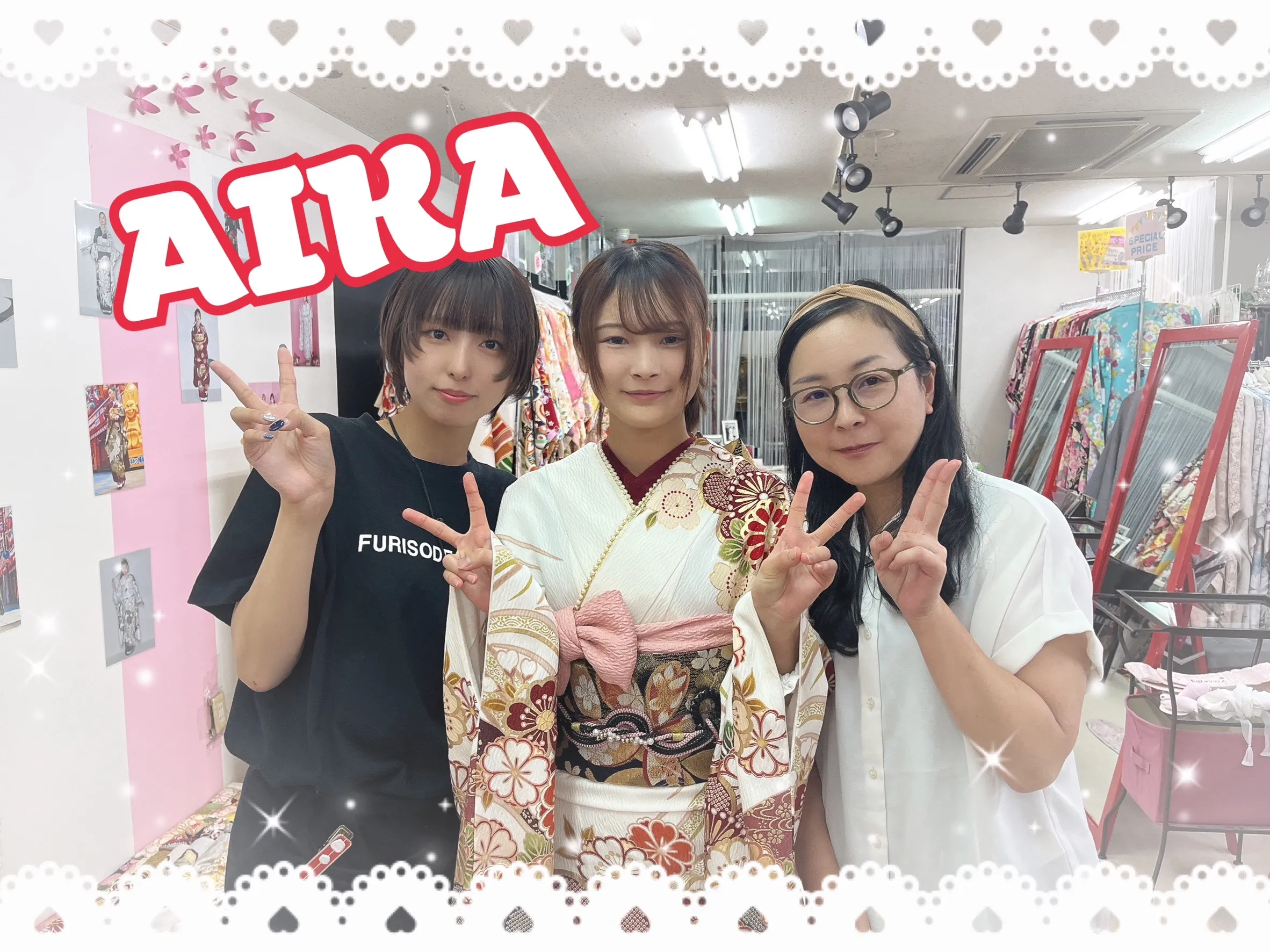 【TAKAZEN奈良店】6日♡2026年成人の王道古典柄のはんなり可愛すぎるお振袖姫ちゃん♡
