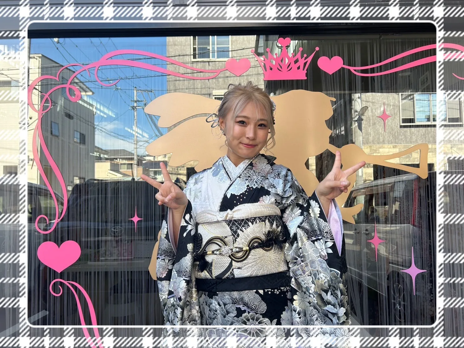 前撮り　撮影会　振袖　レンタル　奈良　きれい　かわいい　くすみ　ガーリー　古典　イマドキ