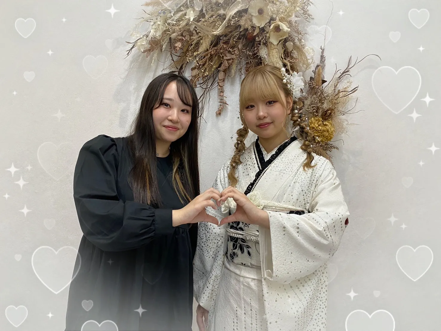 振袖　レンタル　可愛い　おしゃれ　かっこいい　イマドキ　くすみ　写真　妹割