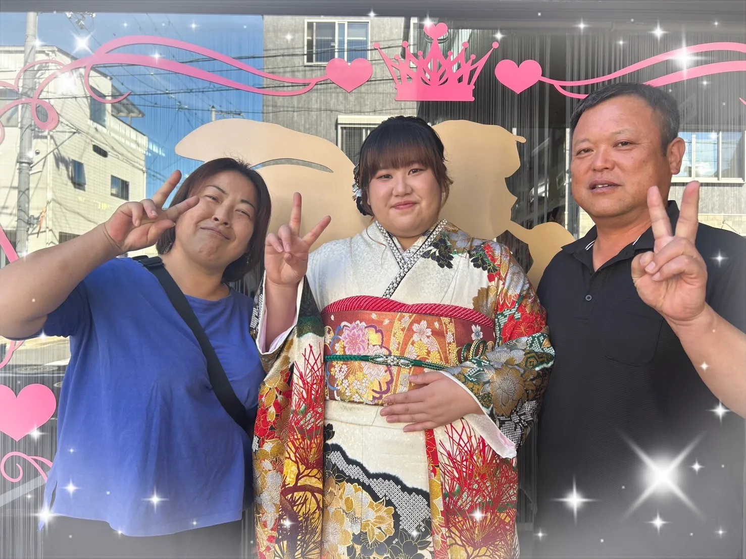 成人式　振袖　前撮り撮影会　かわいい　正統派古典　赤　白　華やか　綺麗