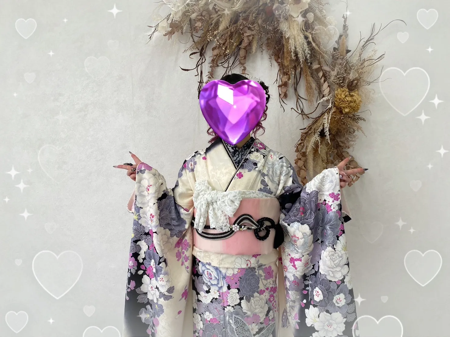 振袖　レンタル　前撮り　撮影会　可愛い　おしゃれ　かっこいい　イマドキ　くすみ　レトロ　安い