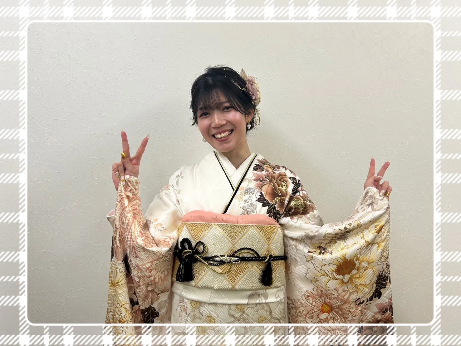 前撮り　撮影会　振袖　レンタル　奈良　きれい　かわいい　くすみ　ガーリー　古典　イマドキ