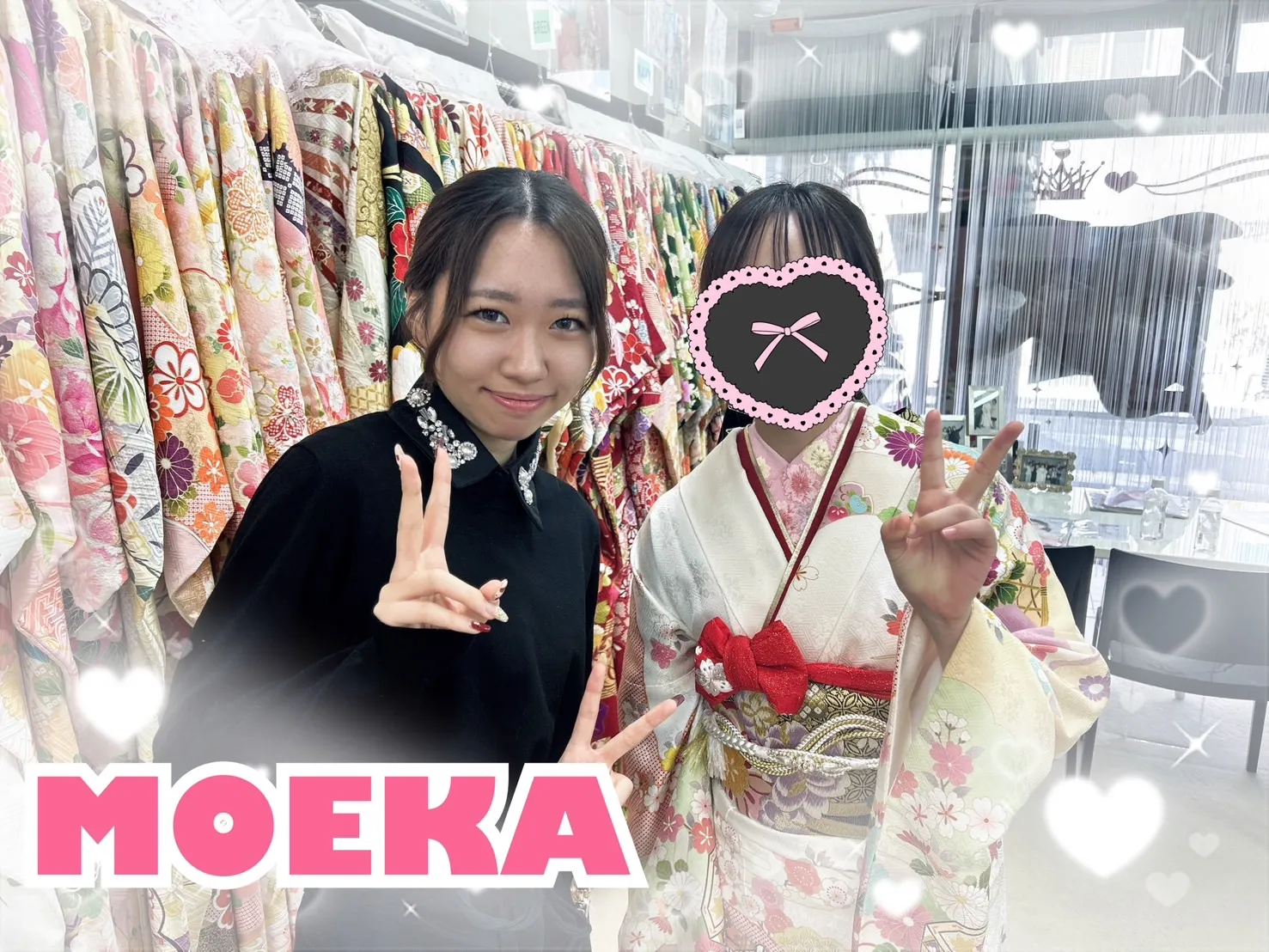 【TAKAZEN奈良店】12日♡差し色の赤色が統一感をupして小花柄が可愛らしい正統派古典のお振袖お姫ちゃん♡