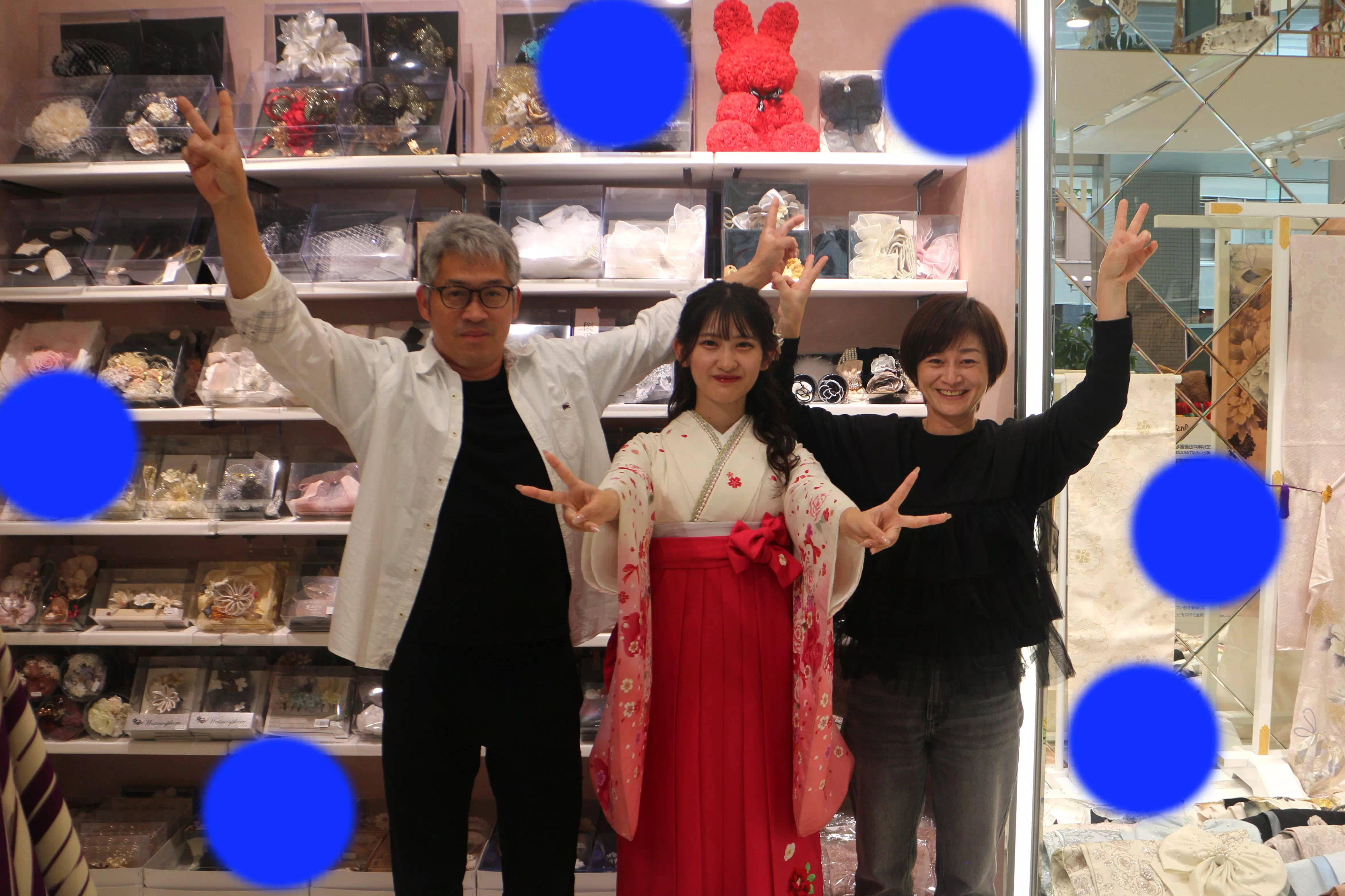 TAKAZEN神戸店　前撮り撮影会　イマドキ　カワイイ　コディネート　振袖　レンタル　袴　