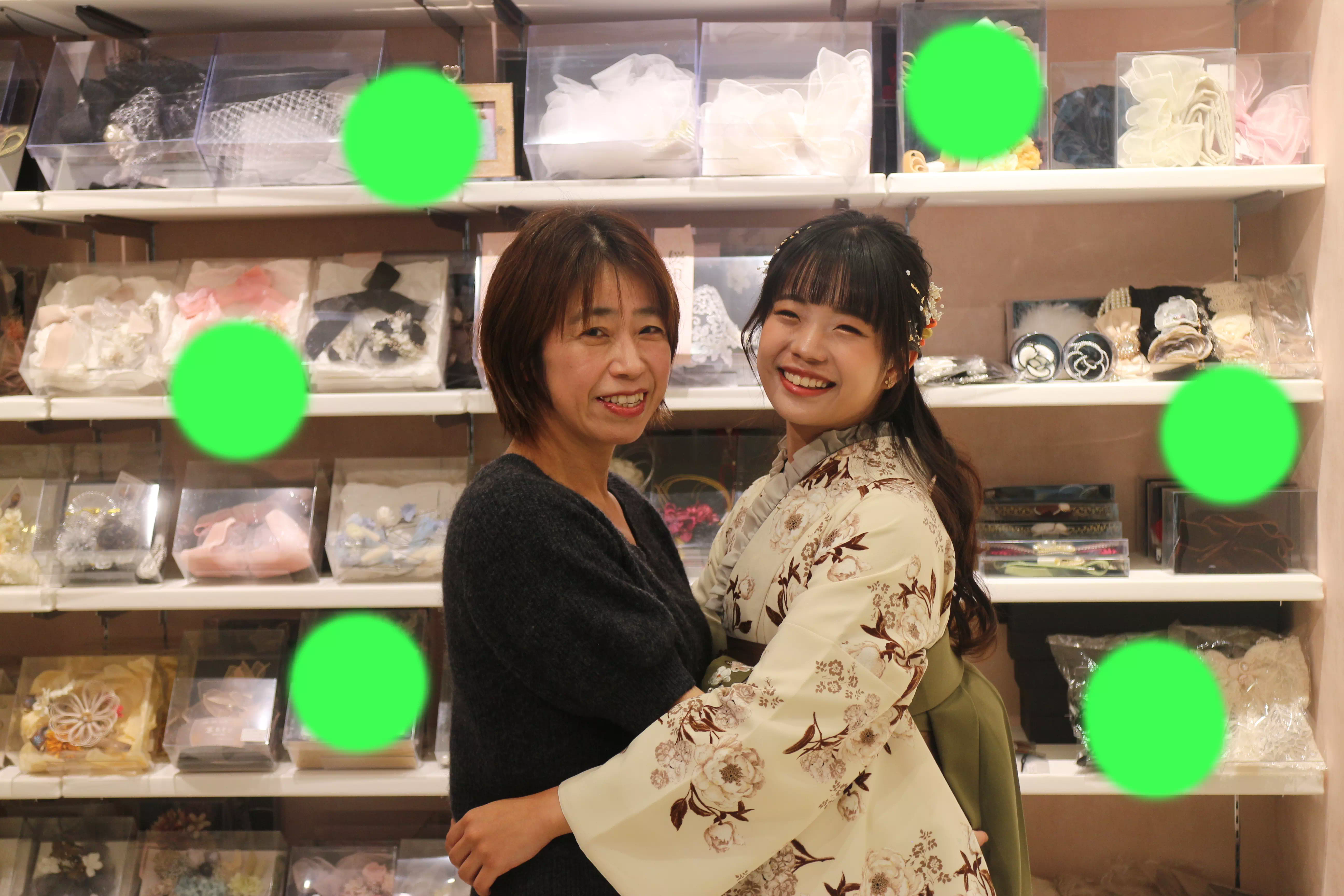 TAKAZEN神戸店　前撮り撮影会　イマドキ　カワイイ　コディネート　振袖　レンタル　袴　
