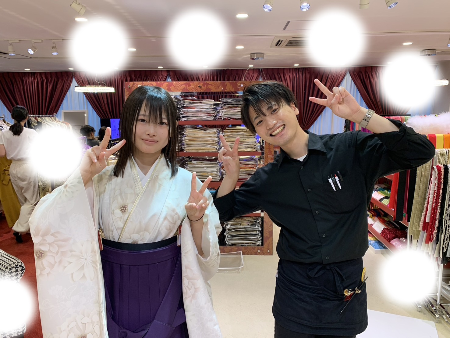 卒業式　袴　レンタル　くすみカラー　人気　可愛い
