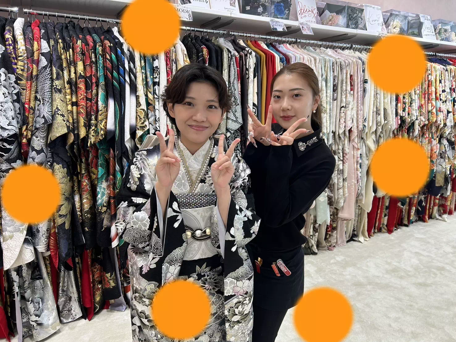 TAKAZEN神戸店　前撮り撮影会　イマドキ　カワイイ　コディネート　振袖　レンタル　袴　
