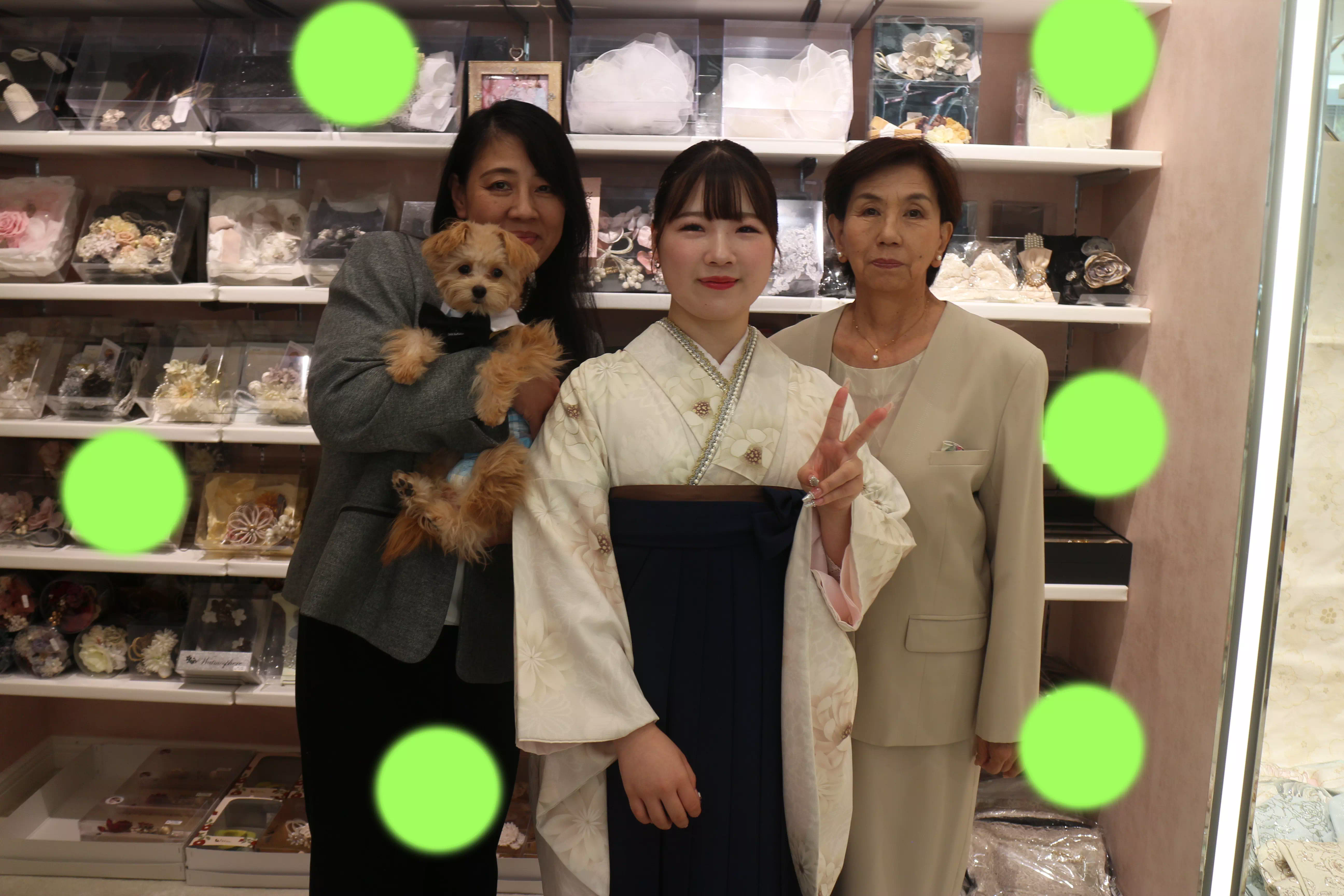 TAKAZEN神戸店　前撮り撮影会　イマドキ　カワイイ　コディネート　振袖　レンタル　袴　