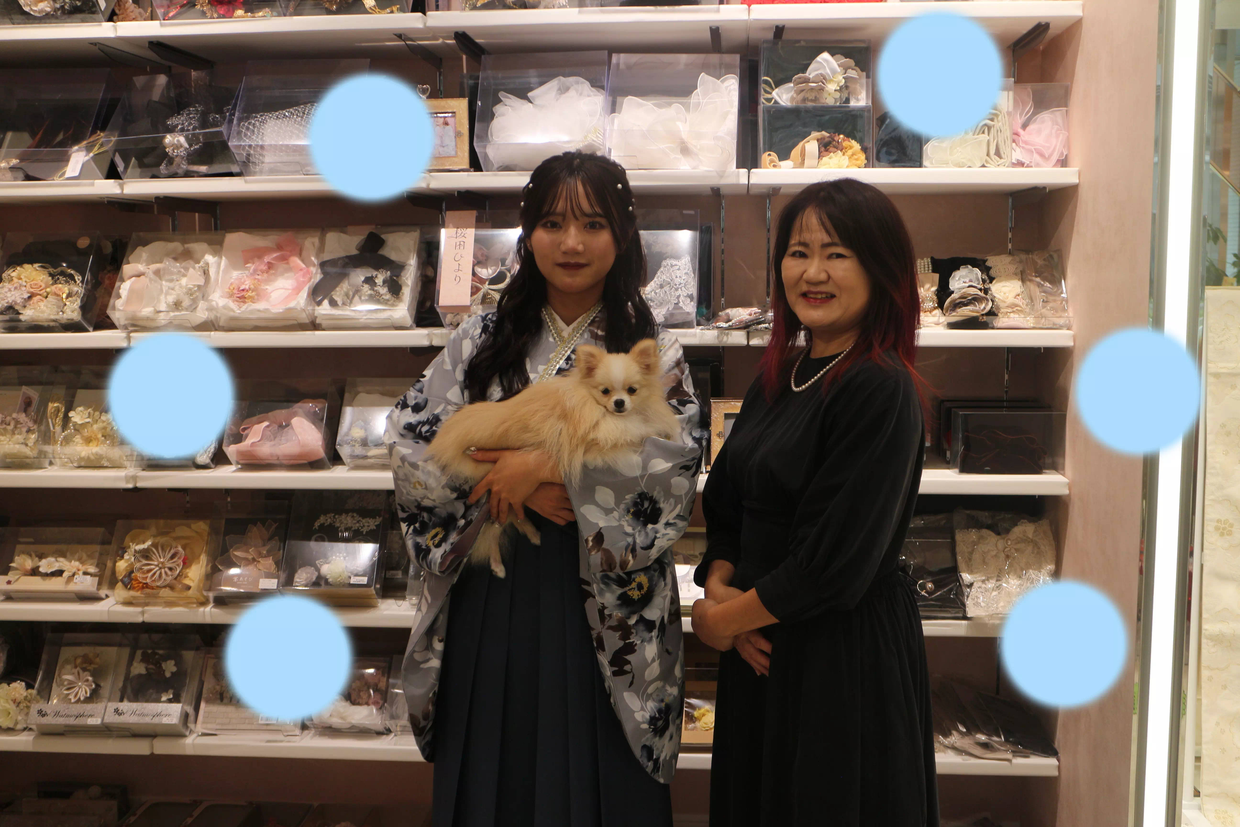 TAKAZEN神戸店　前撮り撮影会　イマドキ　カワイイ　コディネート　振袖　レンタル　袴　