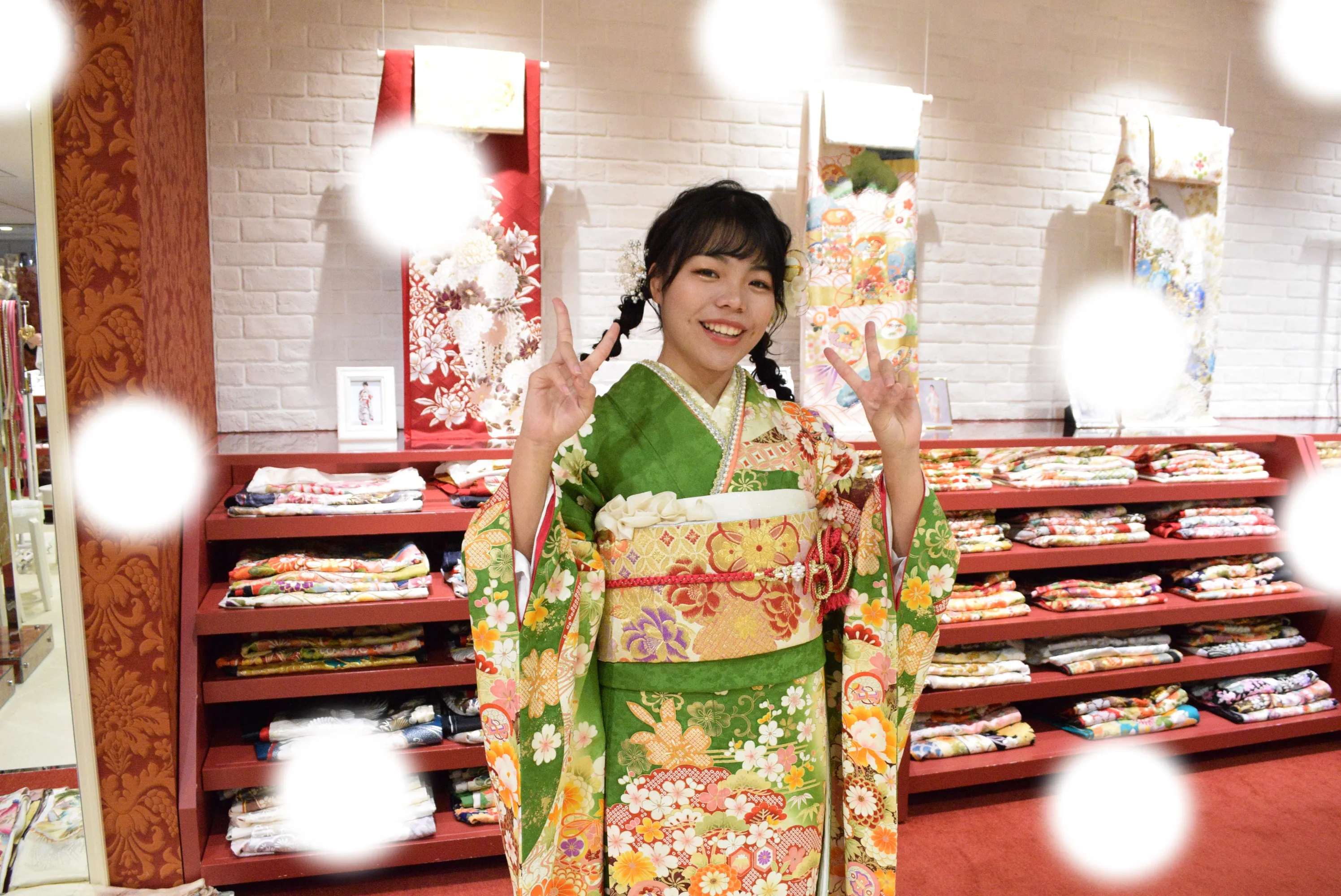 成人式　前撮り　梅田　袴　くすみカラー　かわいい　イマドキ　淡色　古典　タカゼン　撮影