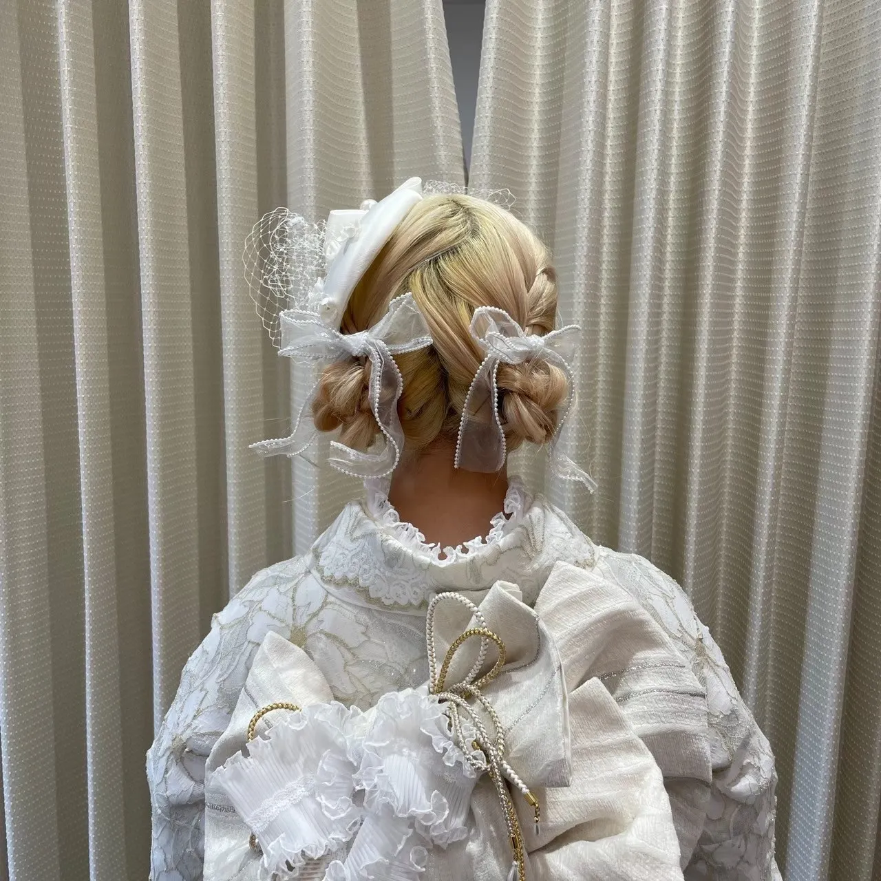 成人式振袖帯結び