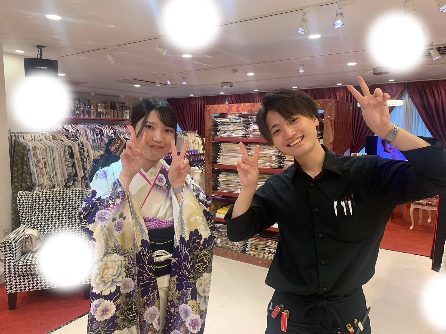 成人式　前撮り　梅田　振袖レンタル　袴レンタル