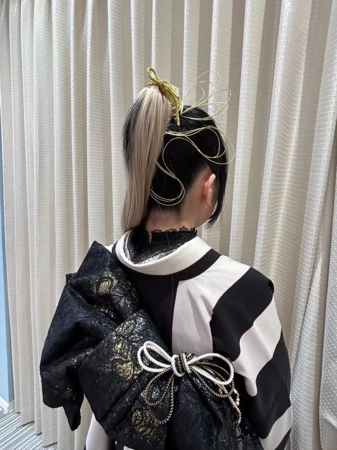 成人式振袖帯結び