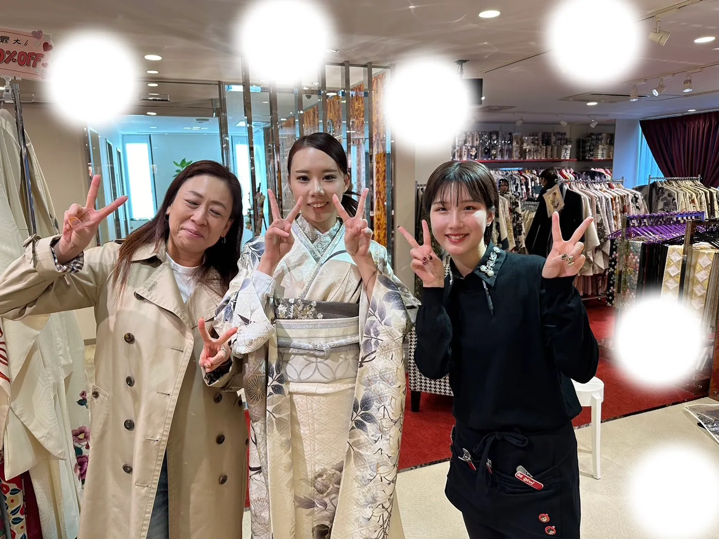 振袖レンタル　大阪梅田本店　白　綺麗　可愛い　大人っぽい