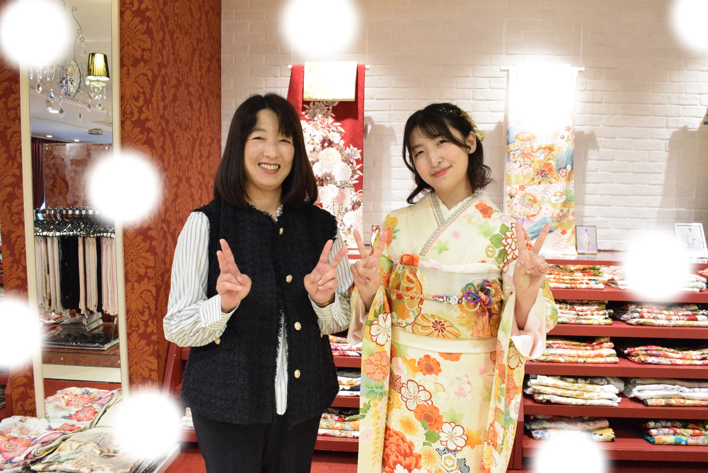 成人式　前撮り　梅田　袴　くすみカラー　かわいい　イマドキ　淡色　古典　タカゼン　撮影