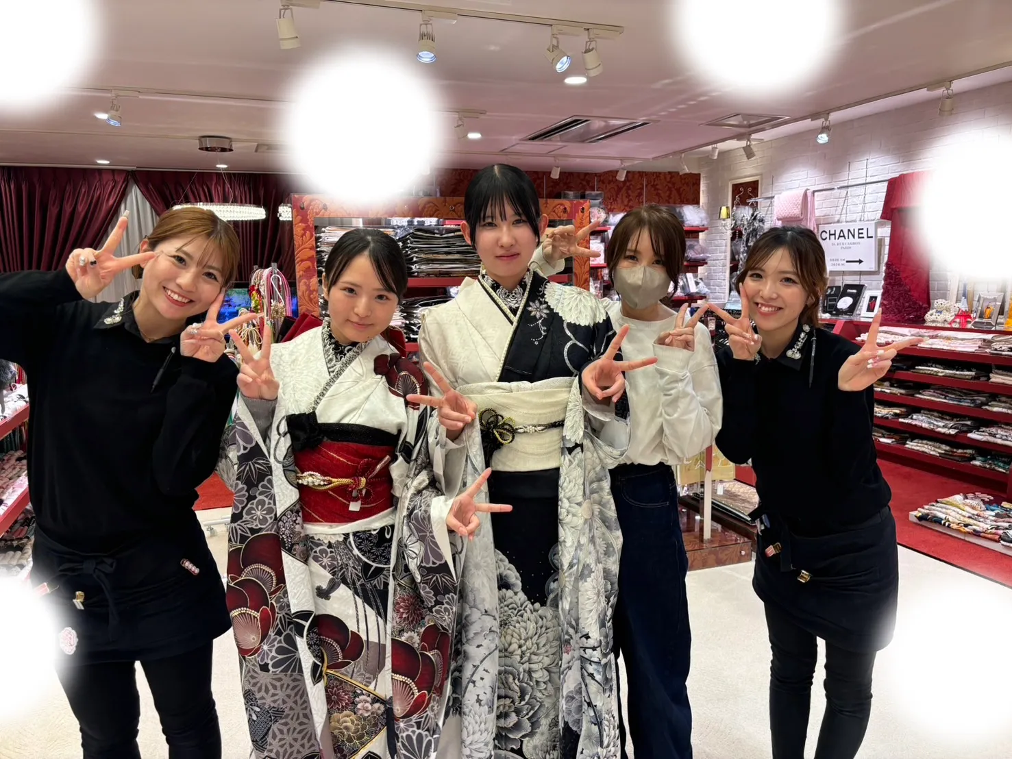 成人式 くすみ振袖 梅田