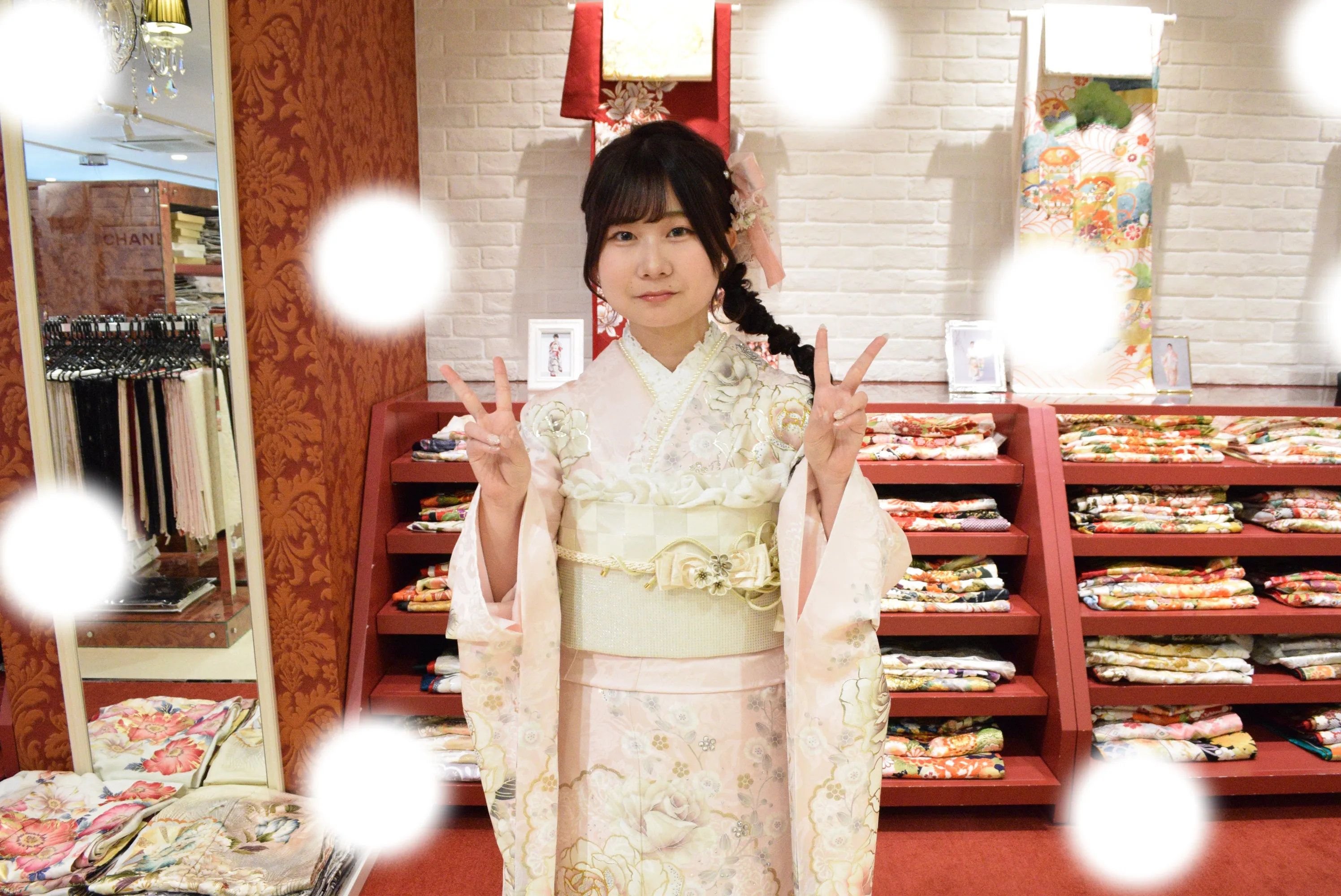 成人式　前撮り　梅田　袴　くすみカラー　かわいい　イマドキ　淡色　古典　タカゼン　撮影