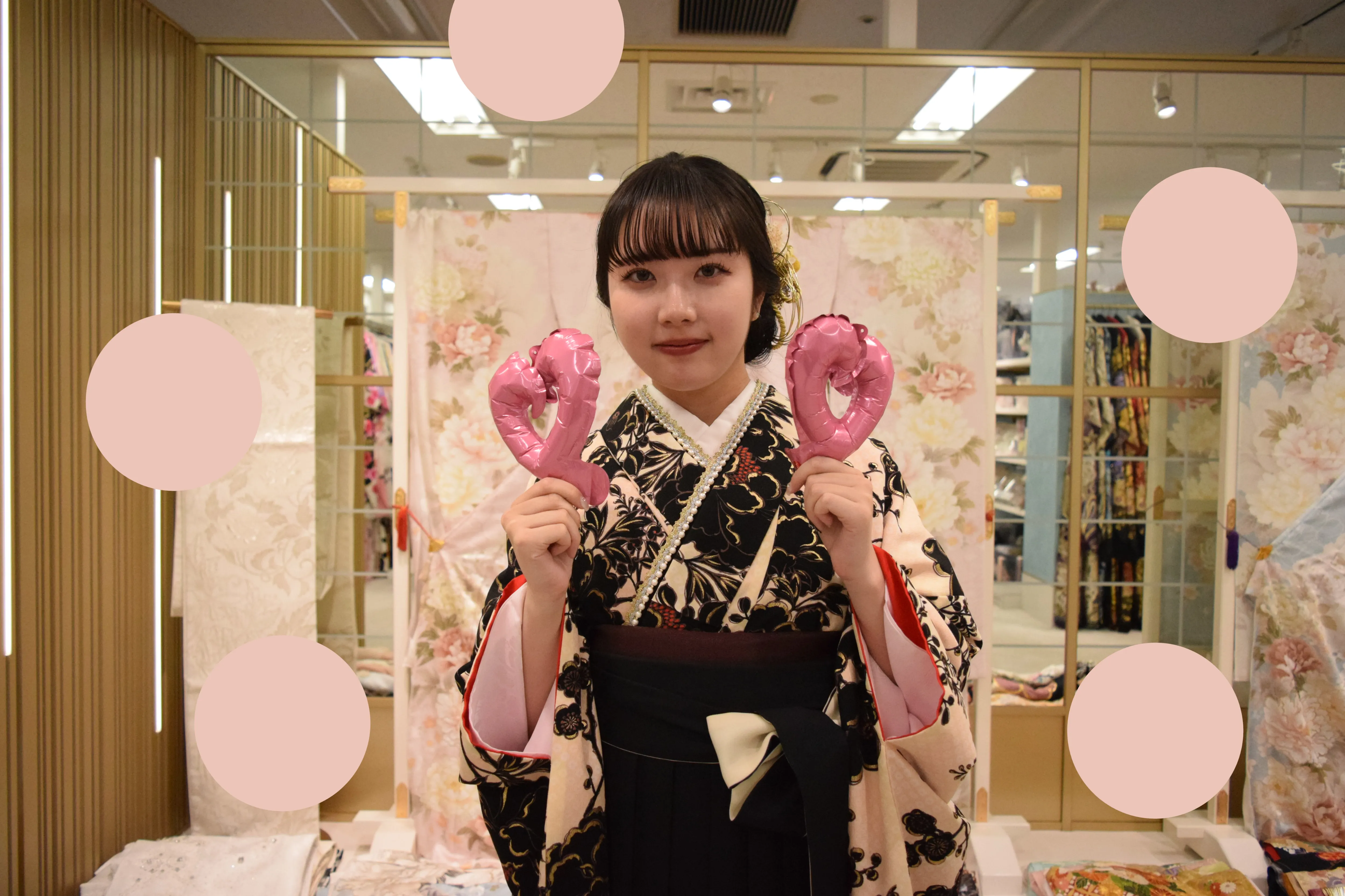 前撮り撮影会　袴　卒業式　なんば　心斎橋　天王寺　　くすみカラー　水色　　レトロ　レトロ袴