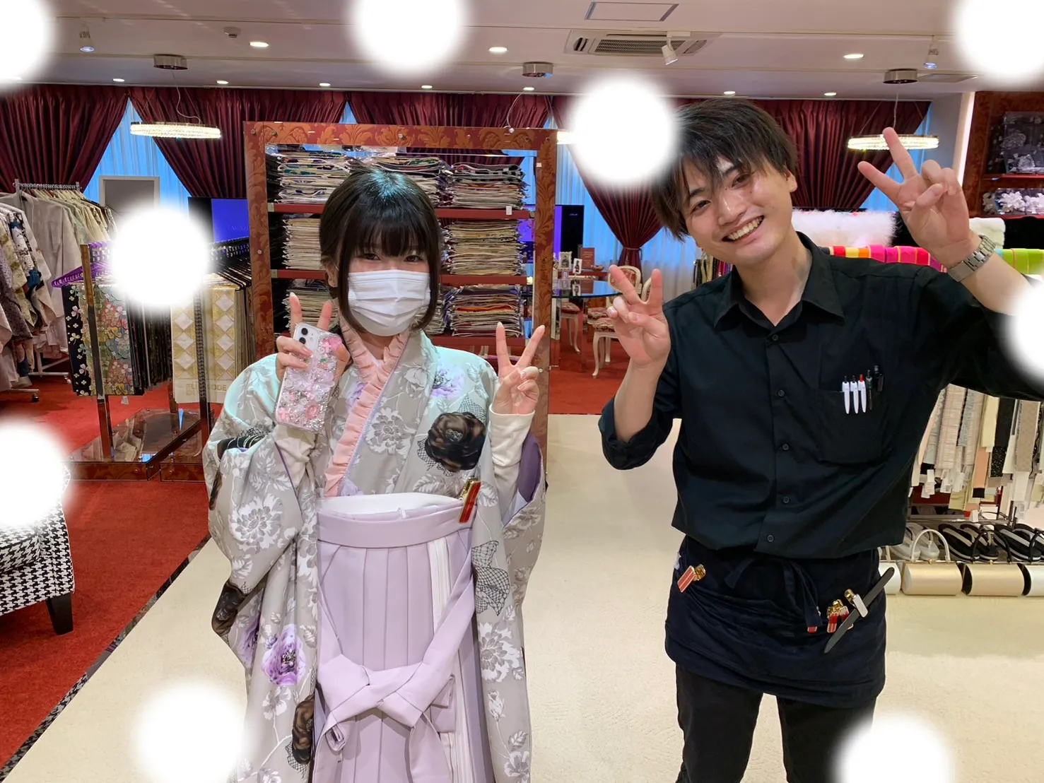 袴レンタル　振袖レンタル　くすみ　キラキラ　かわいい　梅田　大阪　安い　イマドキ　古典　くすみカラー　前撮り　ヴィンテージ　渋い