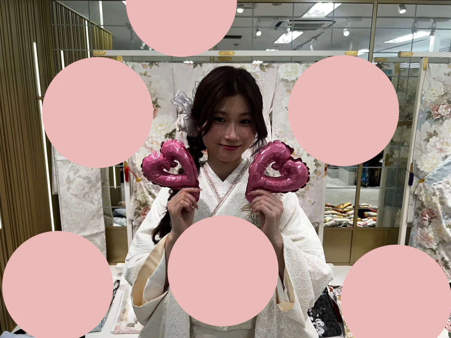 前撮り　振袖　撮影会　くすみカラー　可愛い　キラキラ