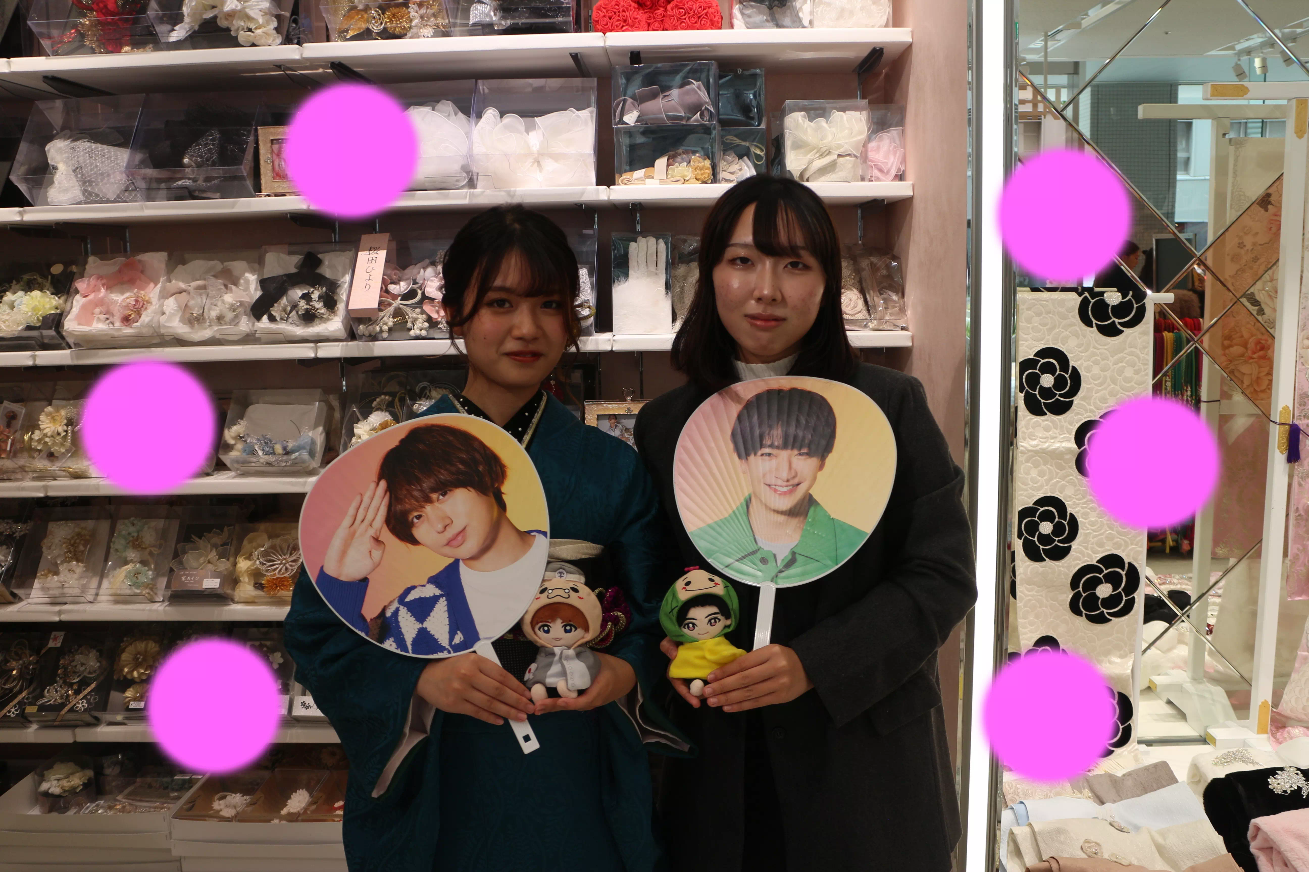 TAKAZEN神戸店　前撮り撮影会　イマドキ　カワイイ　コディネート　振袖　レンタル　袴　