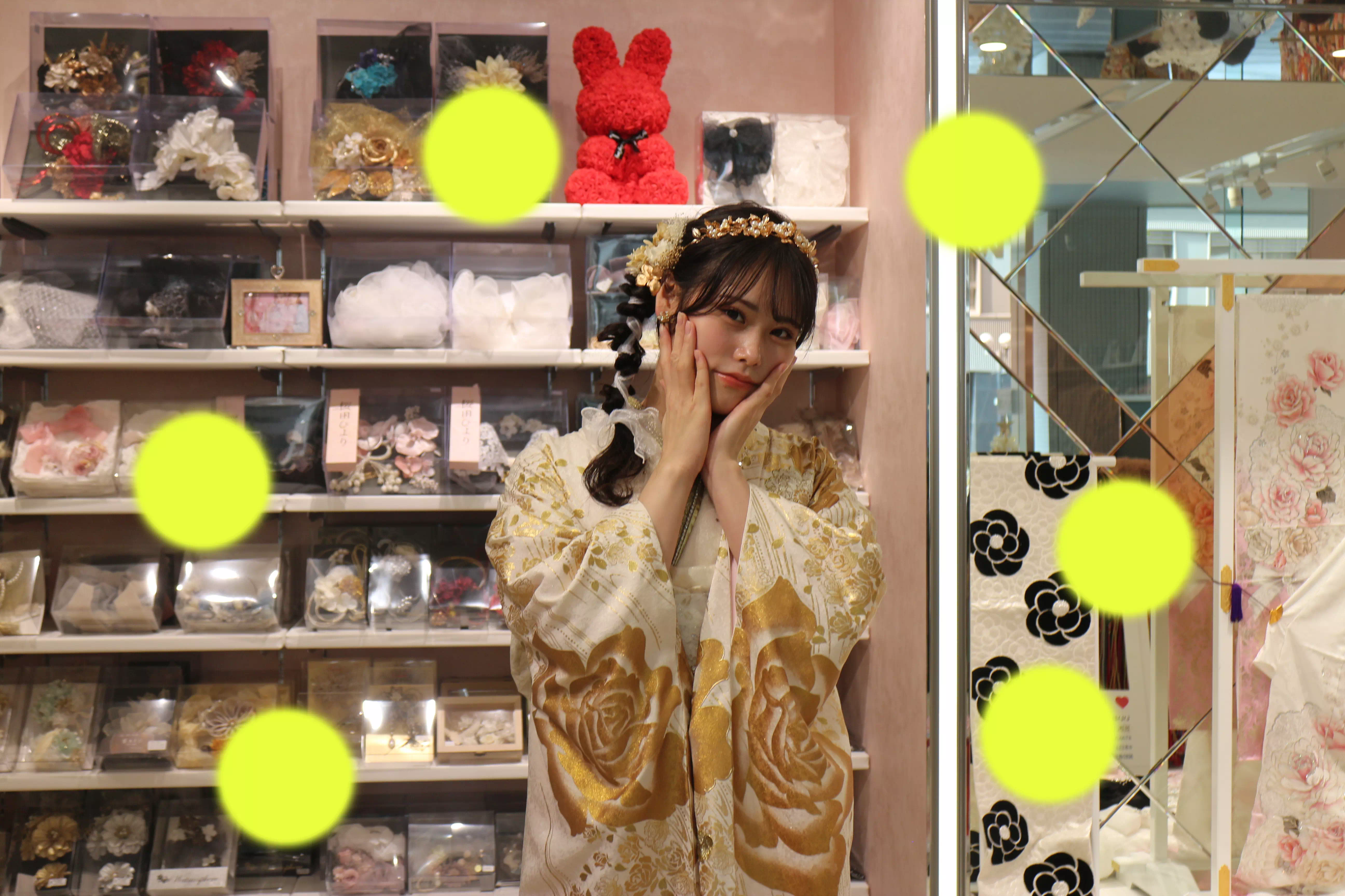 TAKAZEN神戸店　前撮り撮影会　イマドキ　カワイイ　コディネート　振袖　レンタル　袴　