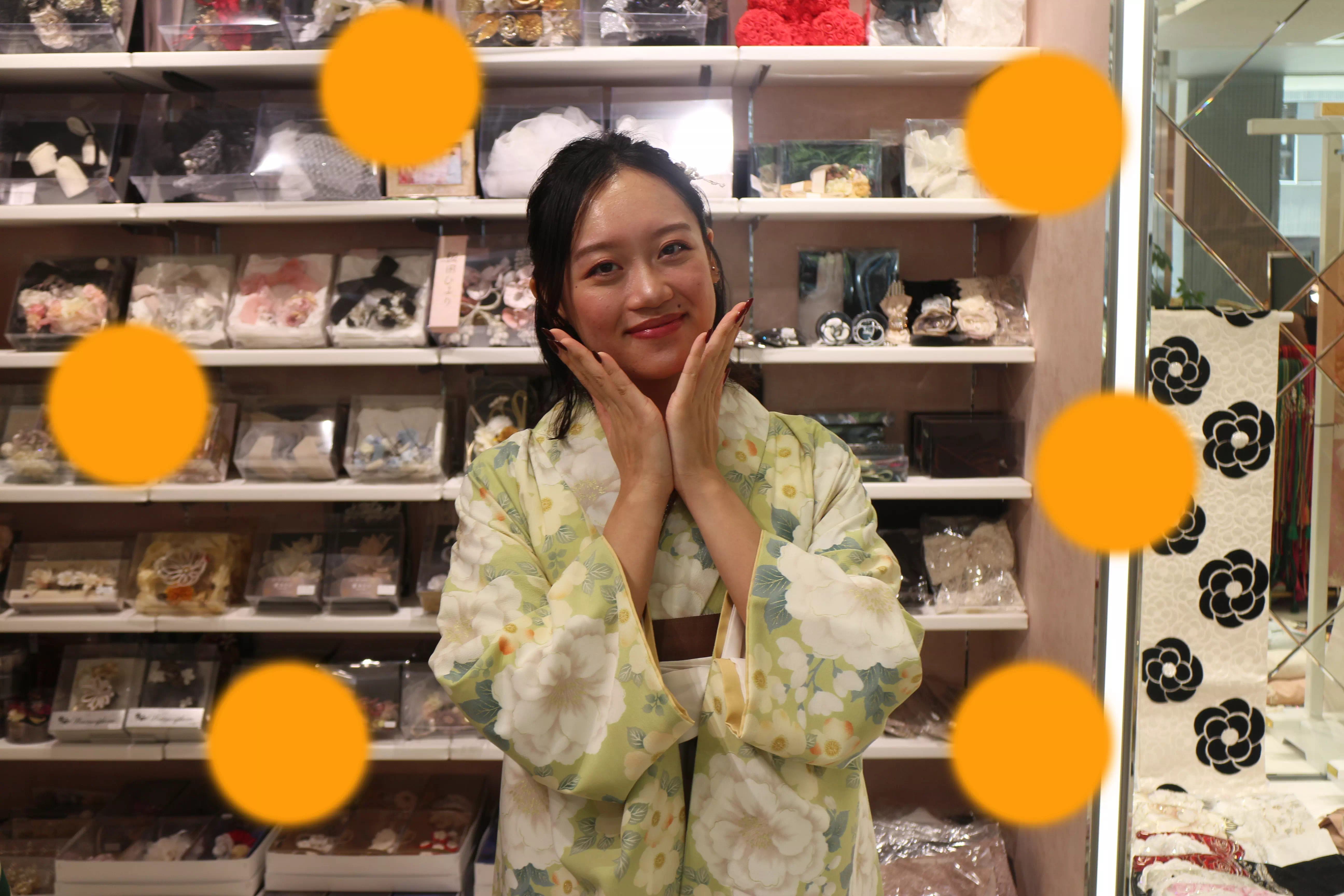 TAKAZEN神戸店　前撮り撮影会　イマドキ　カワイイ　コディネート　振袖　レンタル　袴　
