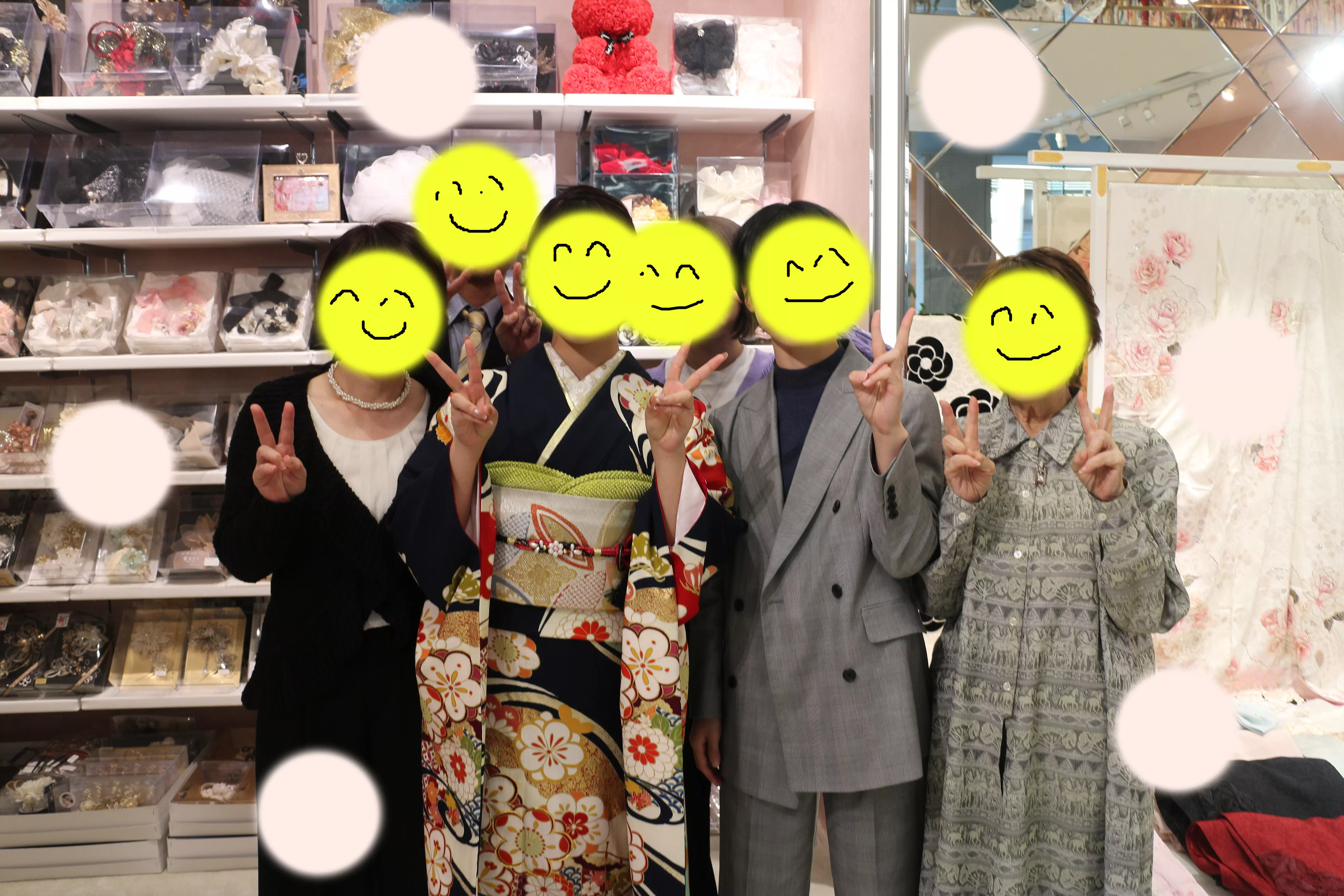 TAKAZEN神戸店　前撮り撮影会　イマドキ　カワイイ　コディネート　振袖　レンタル　袴　