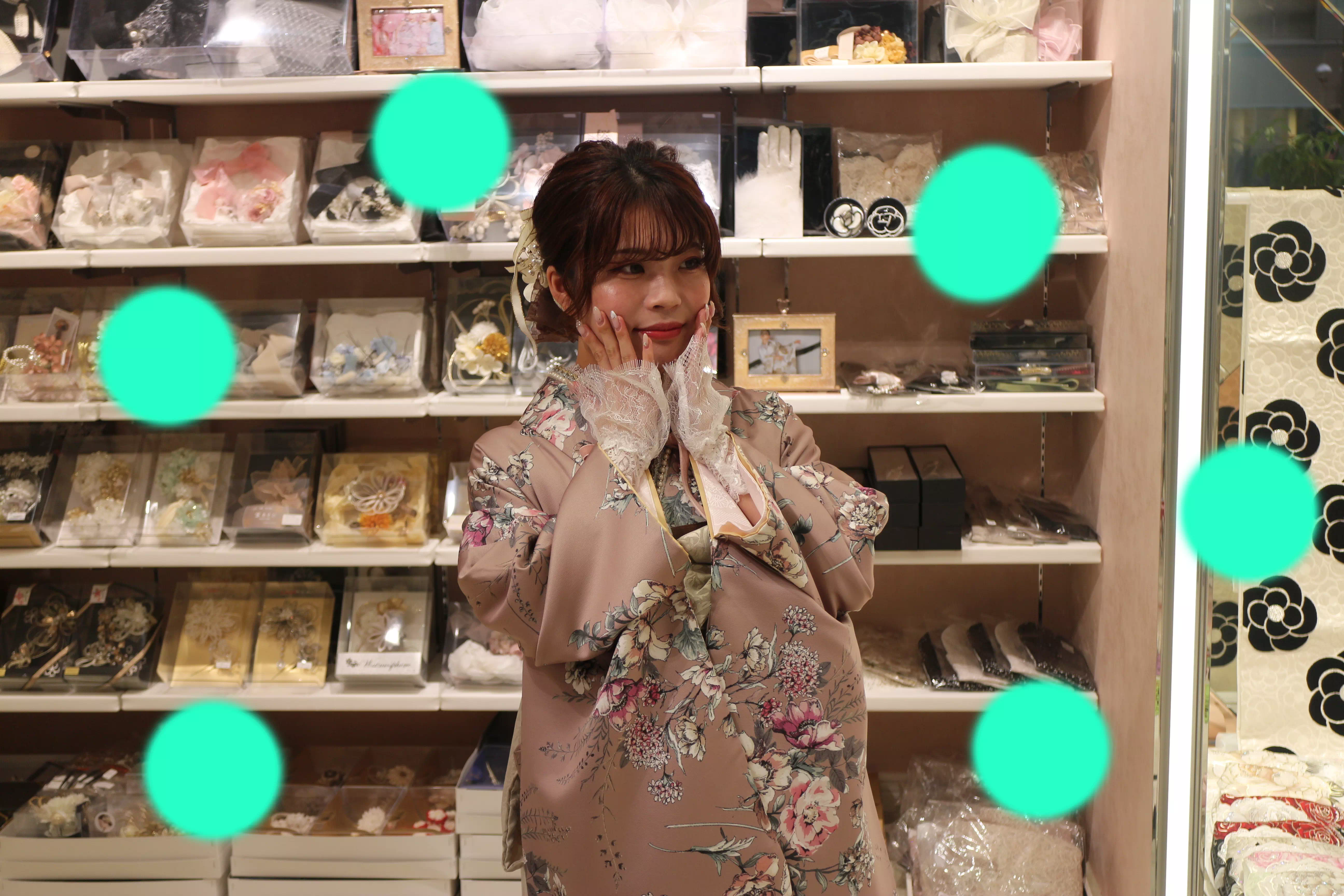 TAKAZEN神戸店　前撮り撮影会　イマドキ　カワイイ　コディネート　振袖　レンタル　袴　