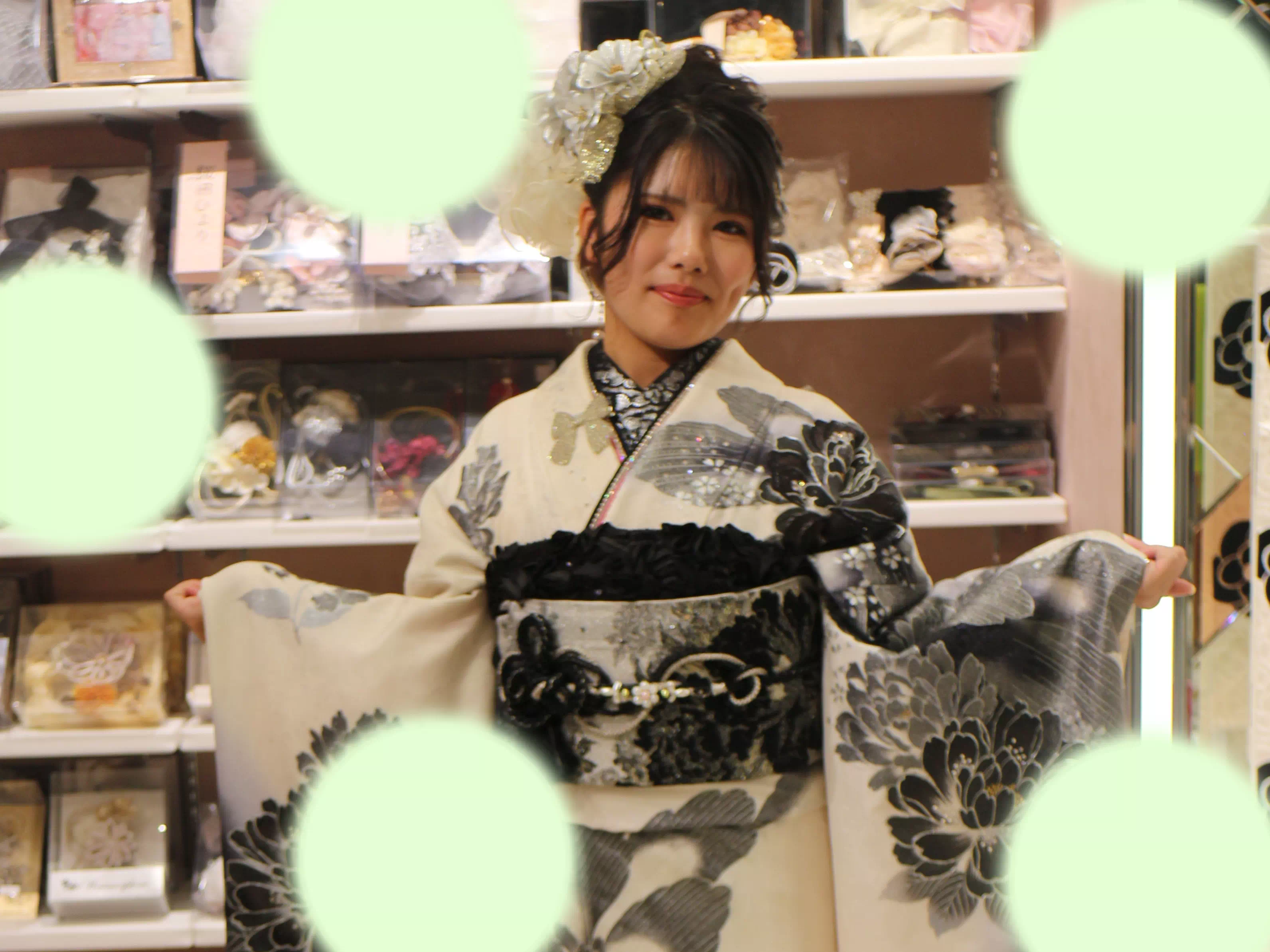 TAKAZEN神戸店　前撮り撮影会　イマドキ　カワイイ　コディネート　振袖　レンタル　袴　