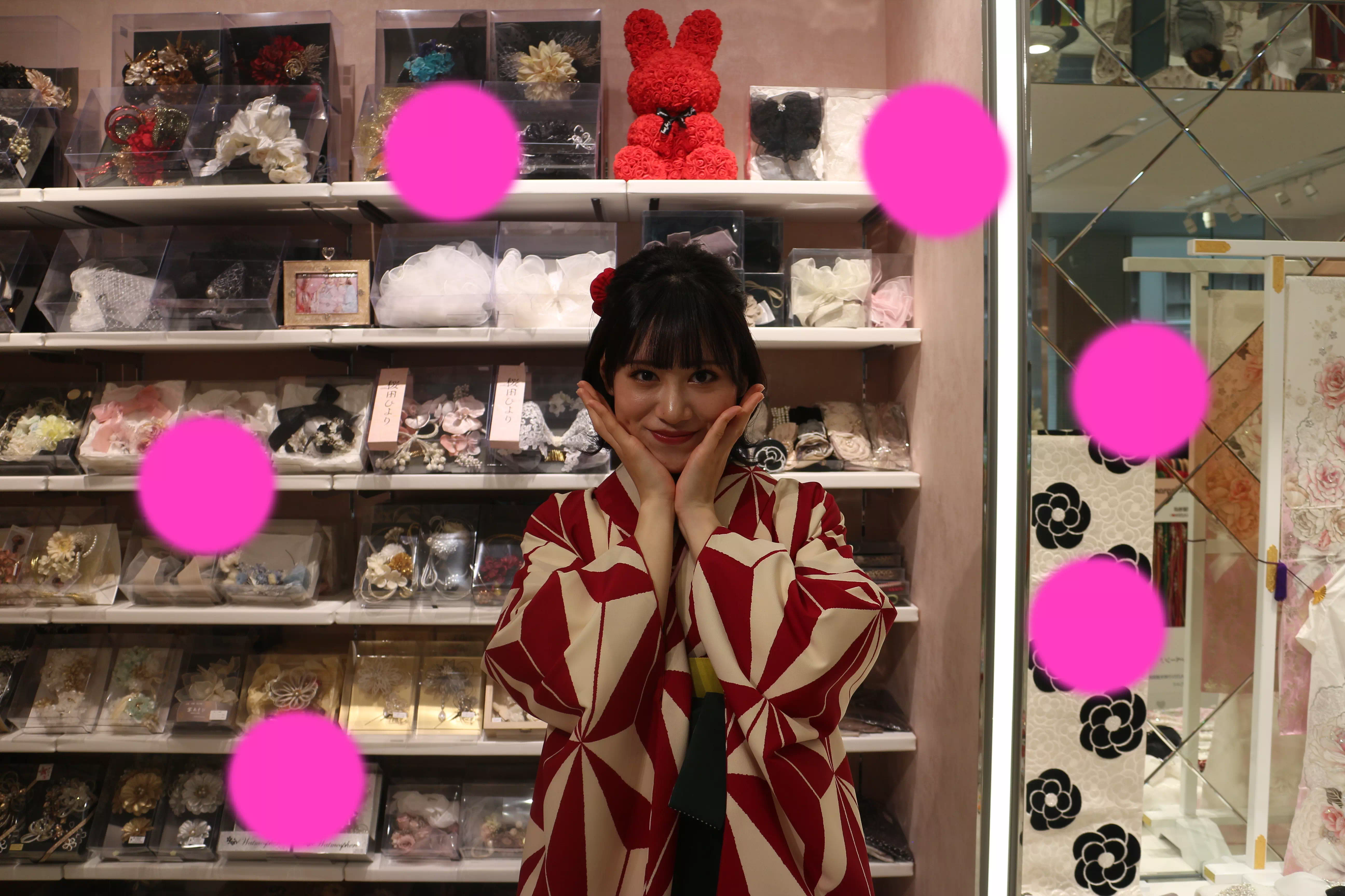 TAKAZEN神戸店　前撮り撮影会　イマドキ　カワイイ　コディネート　振袖　レンタル　袴　