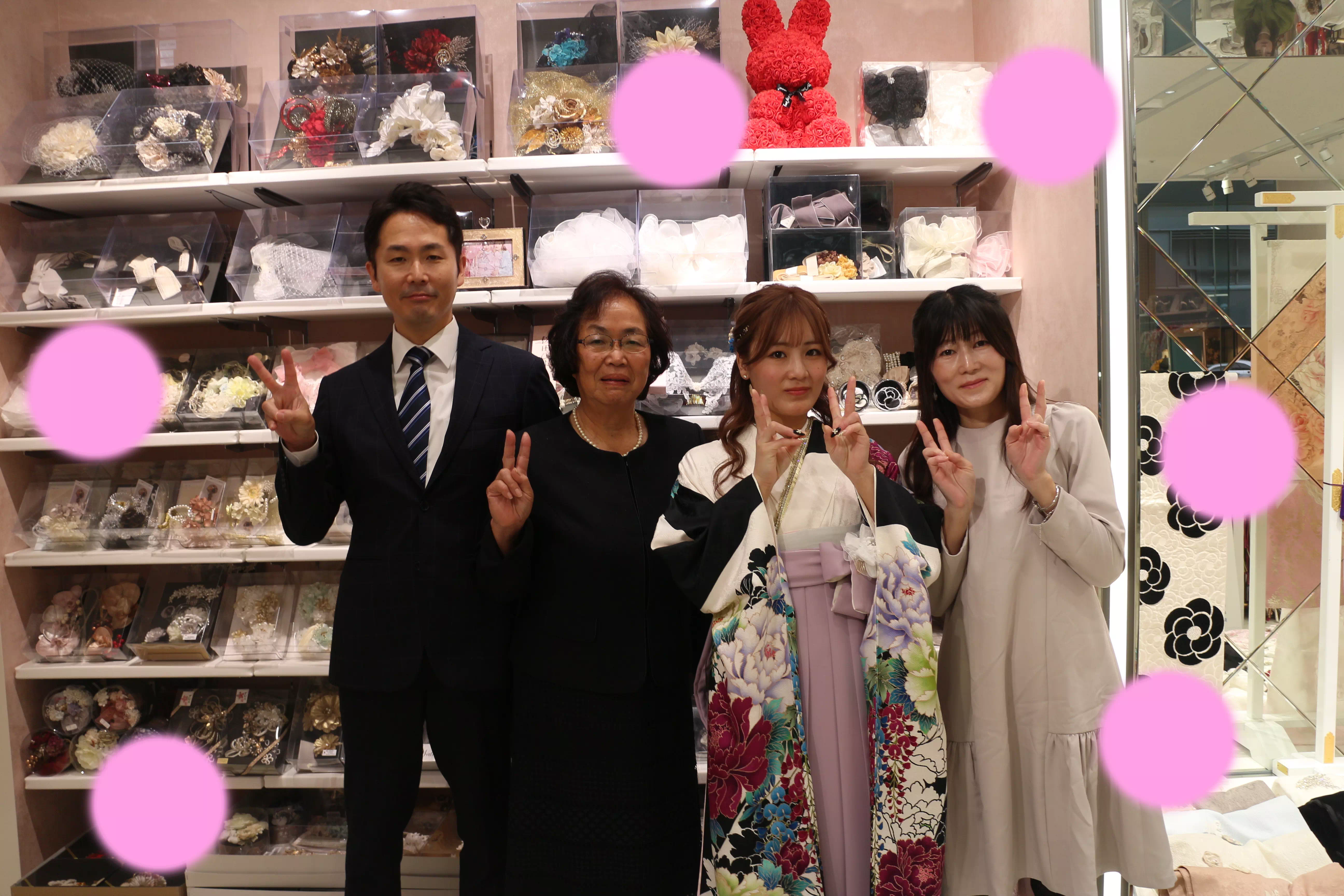 TAKAZEN神戸店　前撮り撮影会　イマドキ　カワイイ　コディネート　振袖　レンタル　袴　