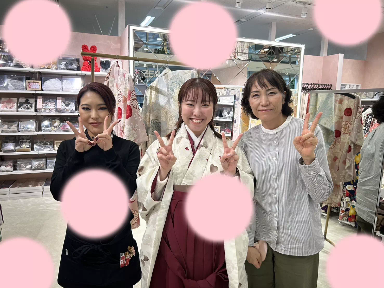 TAKAZEN神戸旧居留地店　卒業式　袴　前撮り撮影会　イマドキ　カワイイ　コディネート　