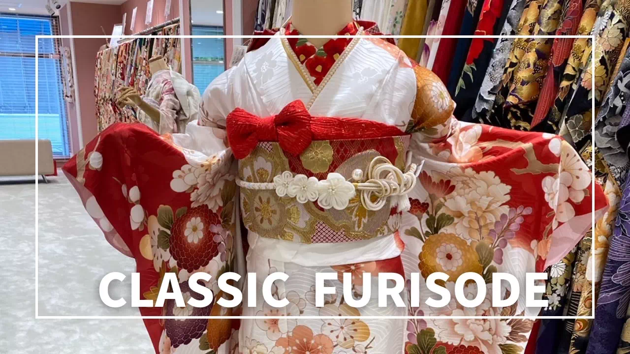 【TAKAZEN姫路店】♡６日　姫路市成人式でトレンドの白地に赤のデザインが可愛い正統派古典のお振袖のご紹介♡
