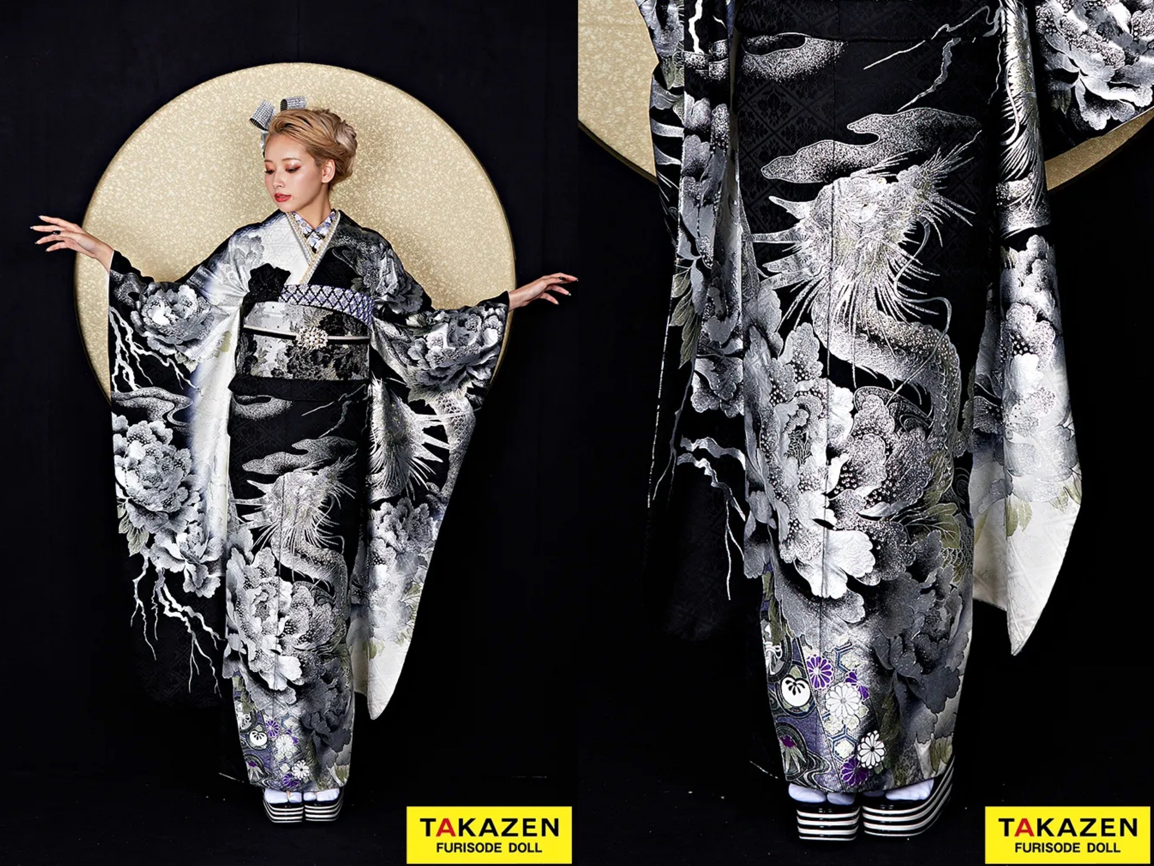 【TAKAZEN奈良店】20日♡龍柄振袖の中でも一番人気シルバーのスワロフスキー付きTAKAZEN完全オリジナルお振袖紹介です♡
