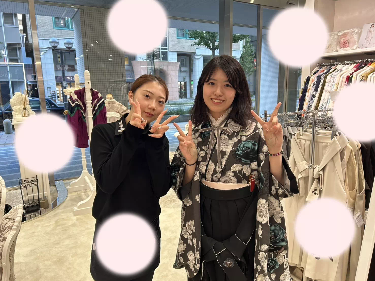 TAKAZEN神戸店　前撮り撮影会　イマドキ　カワイイ　コディネート　振袖　レンタル　袴　