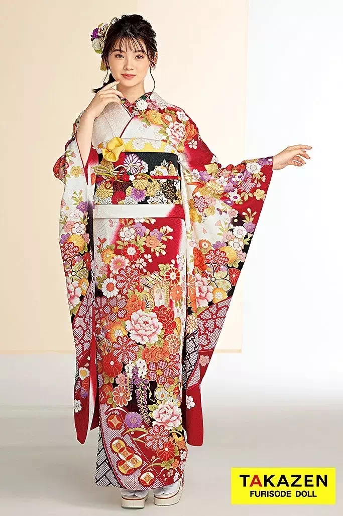 TAKAZEN神戸店　前撮り撮影会　イマドキ　カワイイ　コディネート　振袖　レンタル　袴　