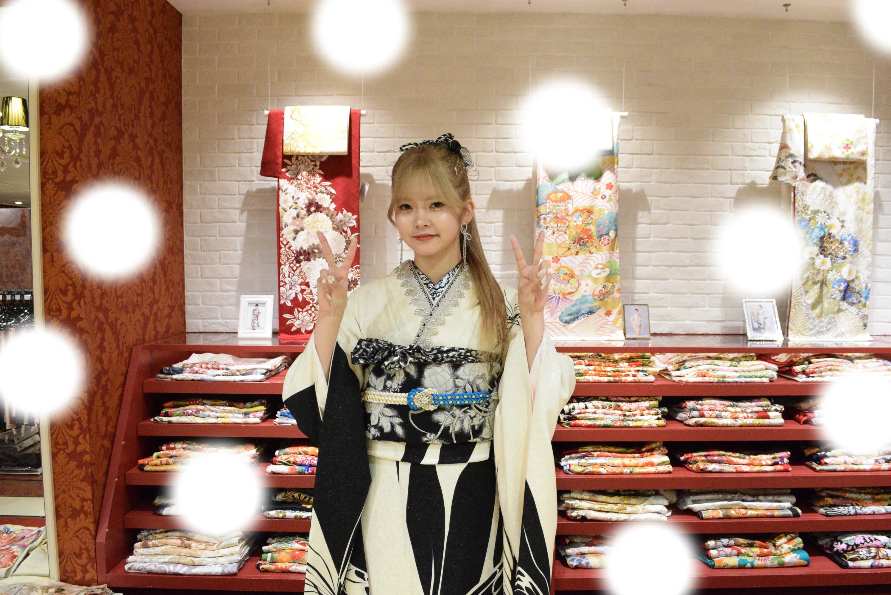 成人式　前撮り　梅田　袴　くすみカラー　かわいい　イマドキ　淡色　古典　タカゼン　撮影