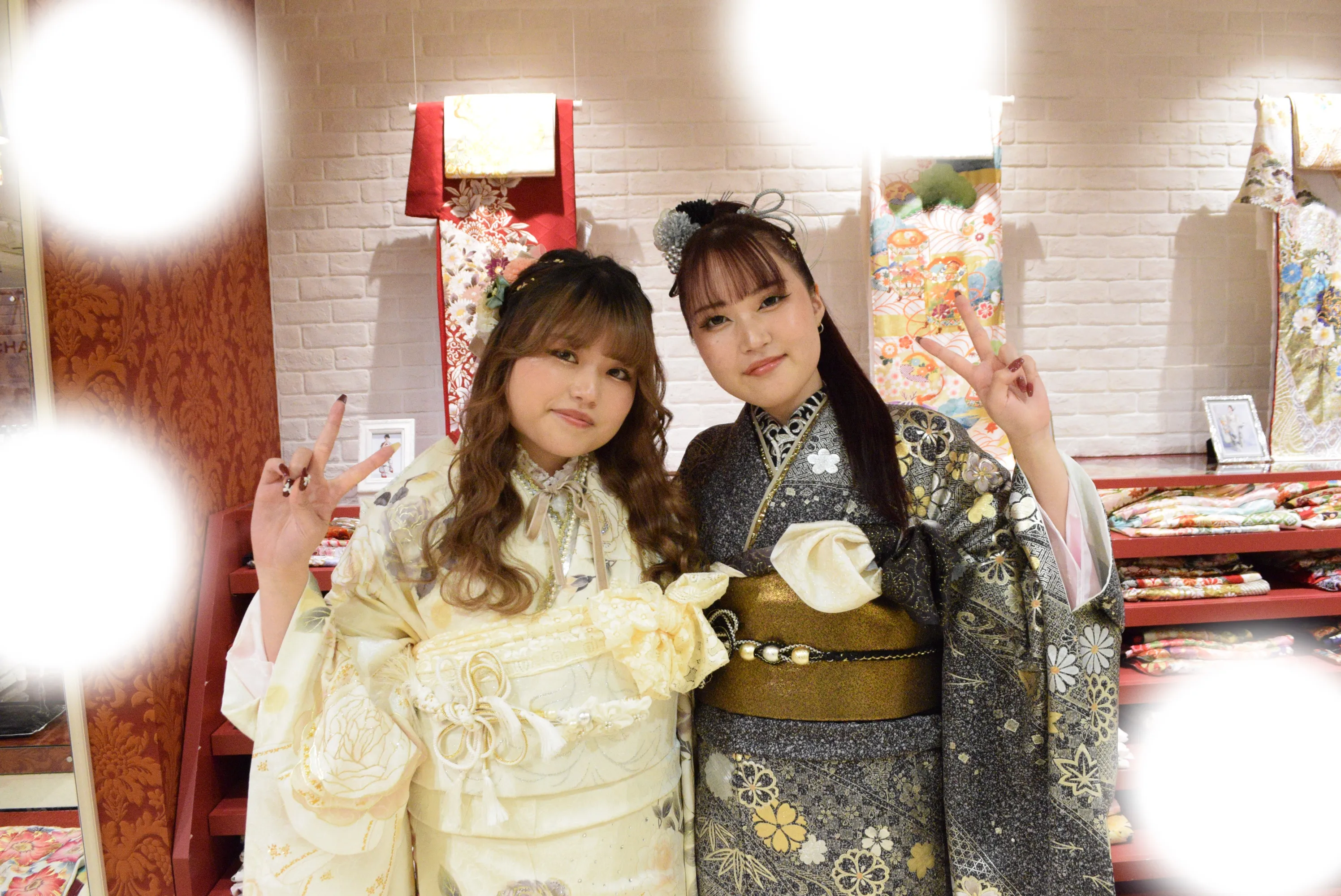 成人式　前撮り　梅田　袴　くすみカラー　かわいい　イマドキ　淡色　古典　タカゼン　撮影