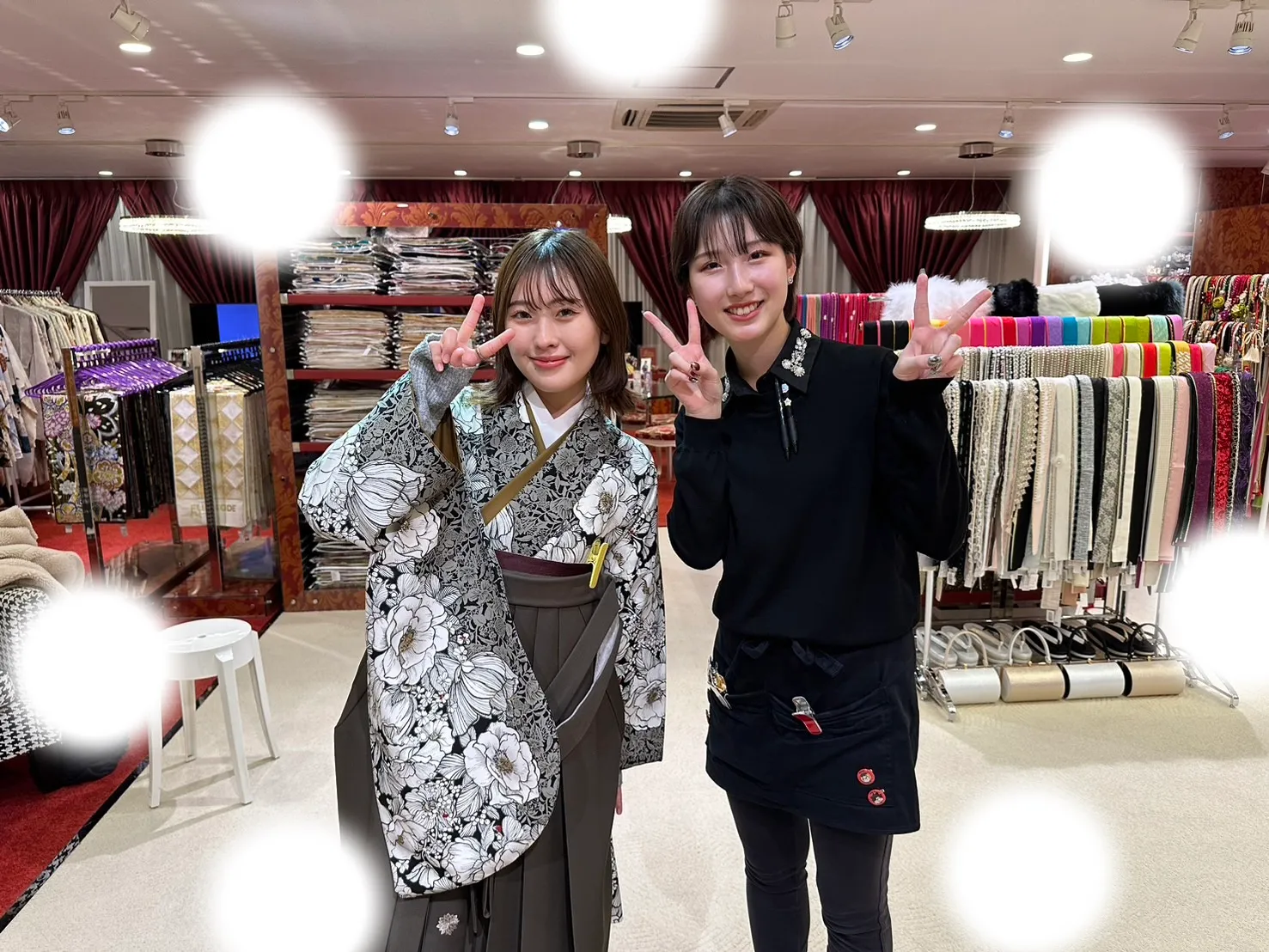 【TAKAZEN大阪梅田本店】♡21日　くすみカラーのイマドキかわいい袴姫ちゃん♡