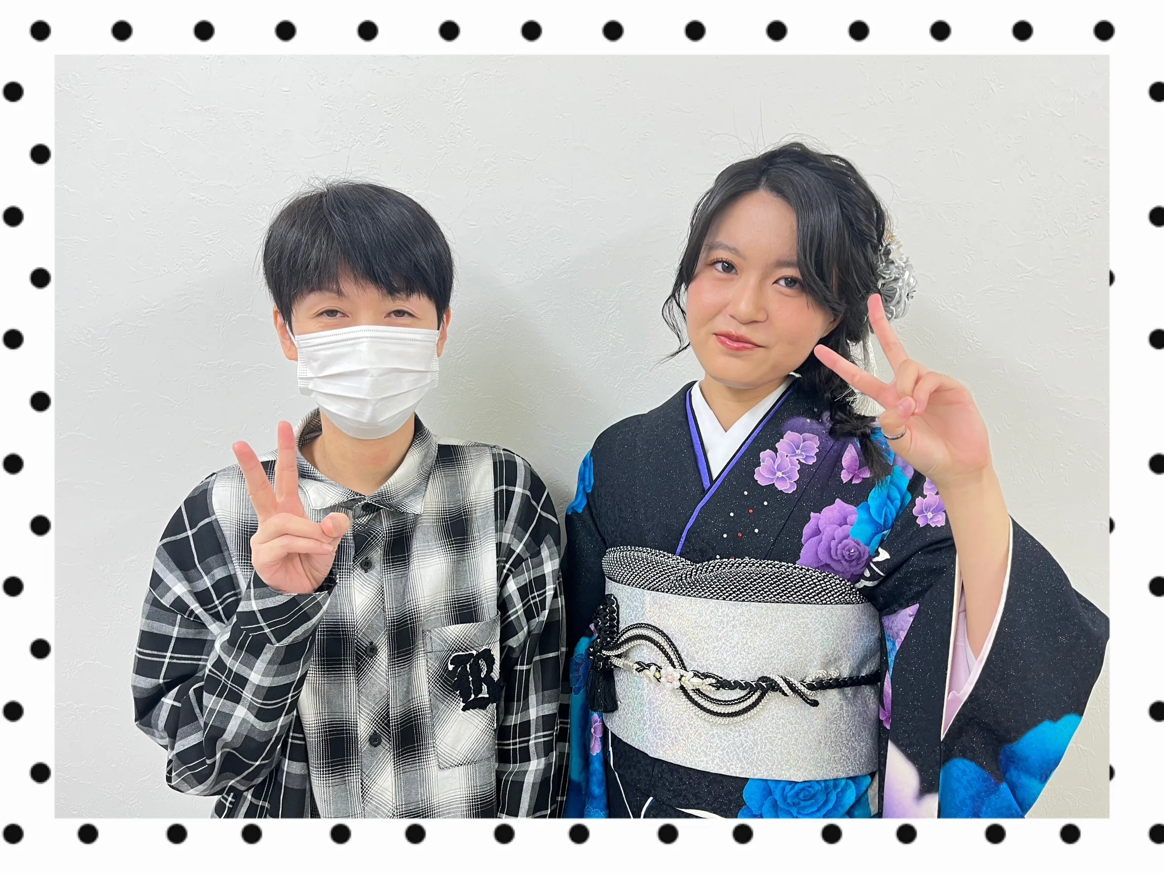 成人式　振袖　前撮り撮影会　黒　安い　可愛い　青　バラ