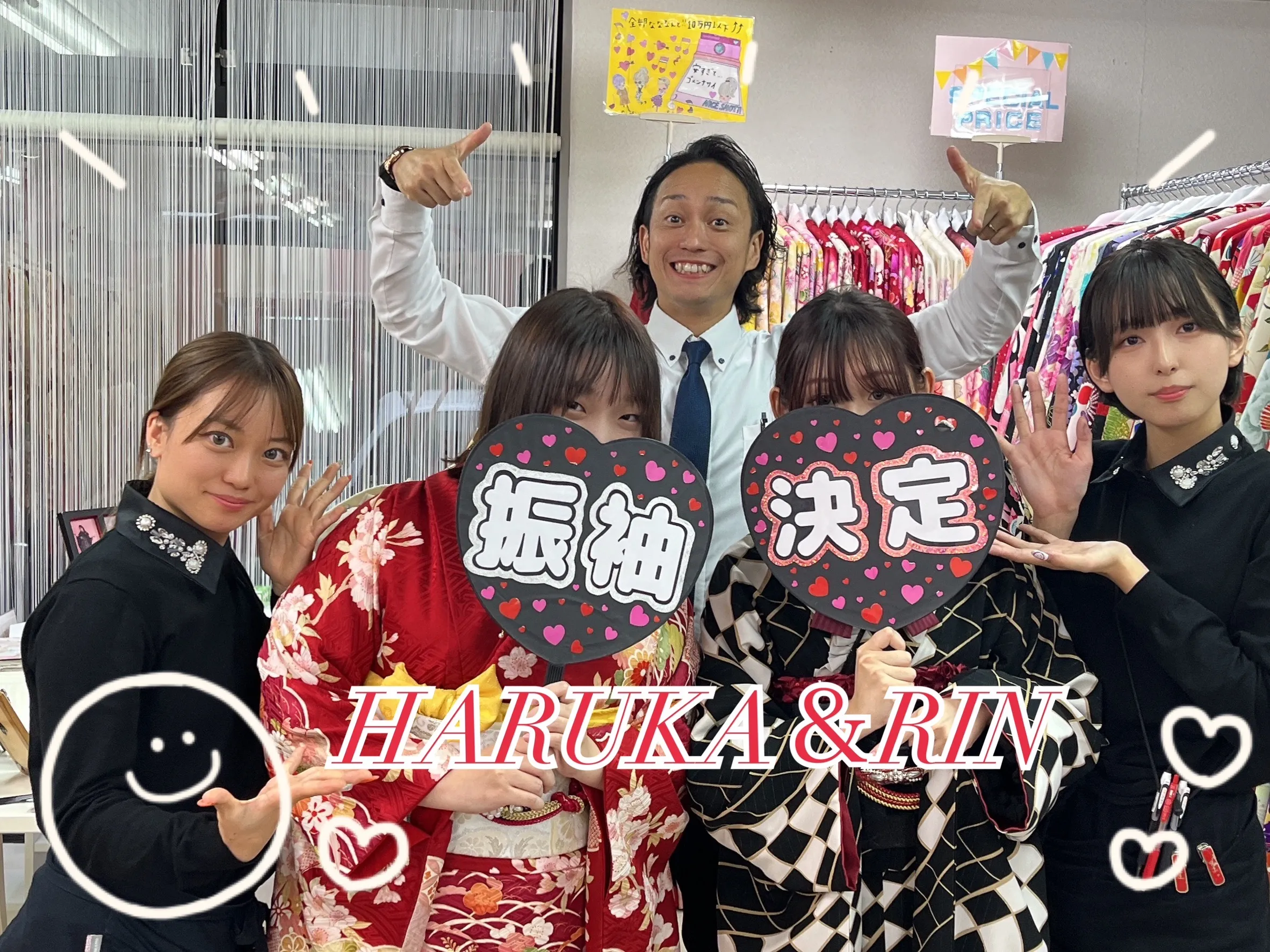 振袖　レンタル　奈良　格安レトロ　白/黒/モノトーン　チェック柄　人気　おしゃれ　レトロモダン振袖　ブーツコーデ　リボン衿
