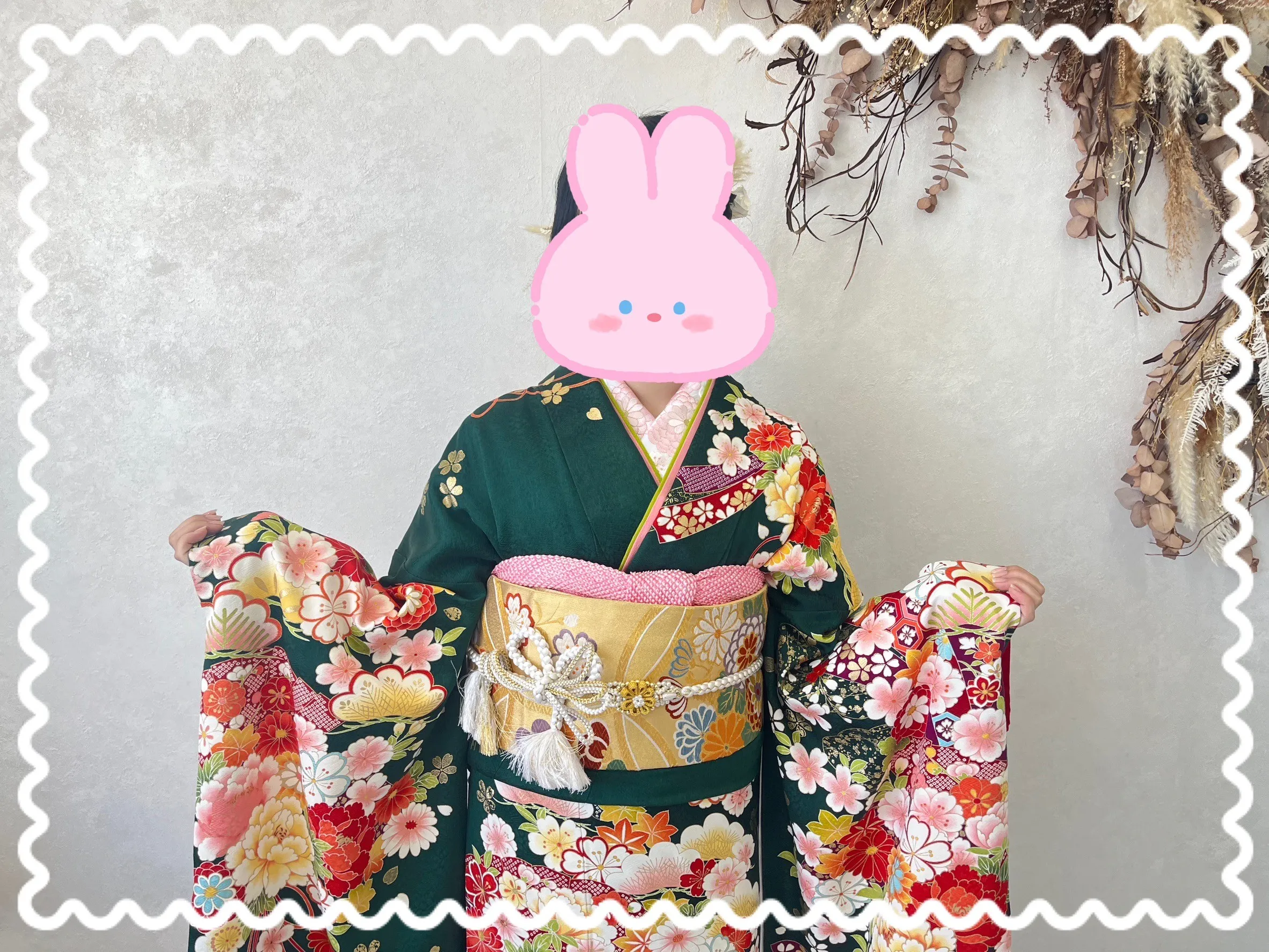 振袖　レンタル　前撮り　撮影会　可愛い　おしゃれ　かっこいい　イマドキ　くすみ　レトロ　安い