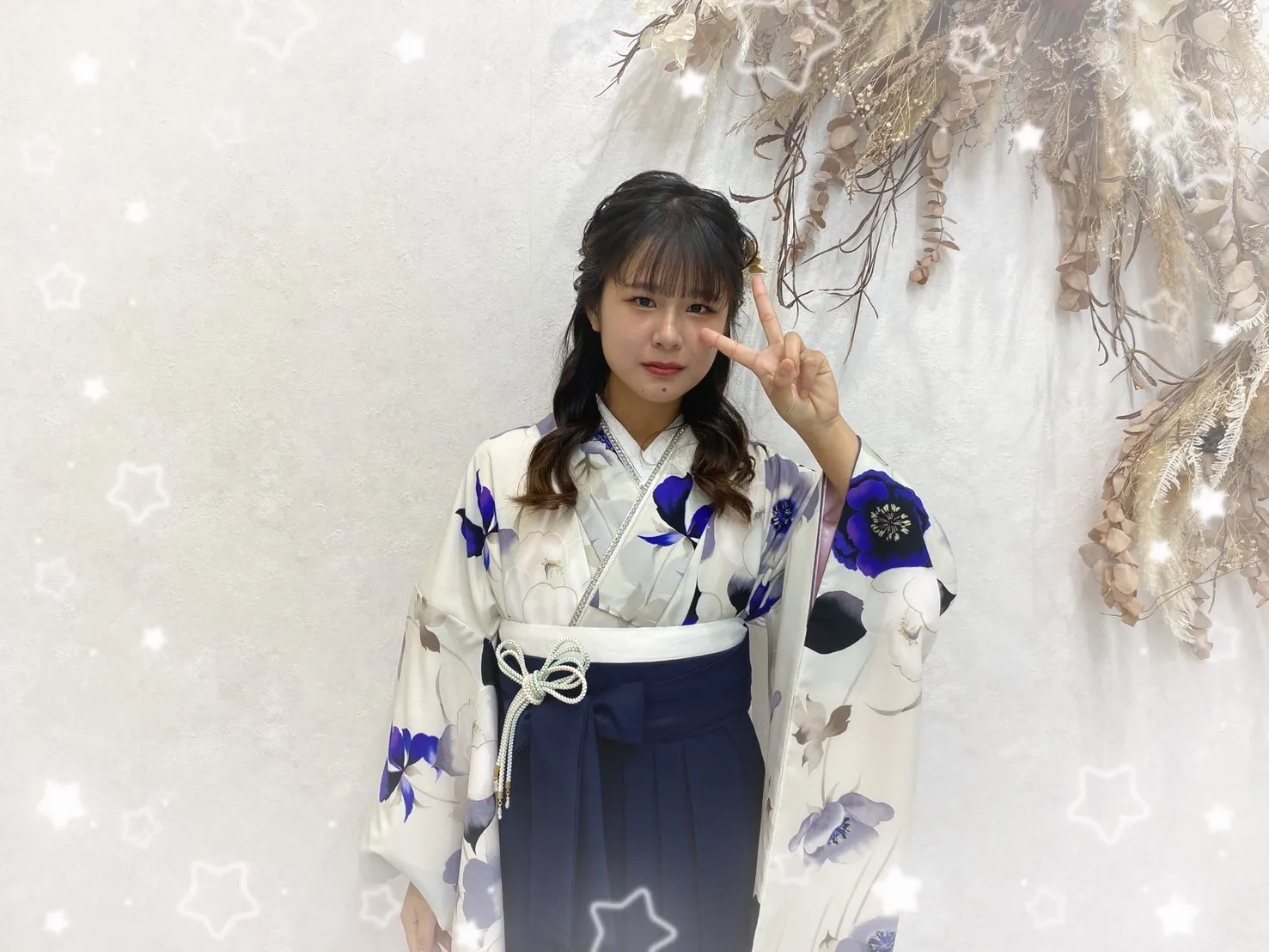 袴　振袖　レンタル　可愛い　おしゃれ　かっこいい　イマドキ　くすみ　写真　妹割