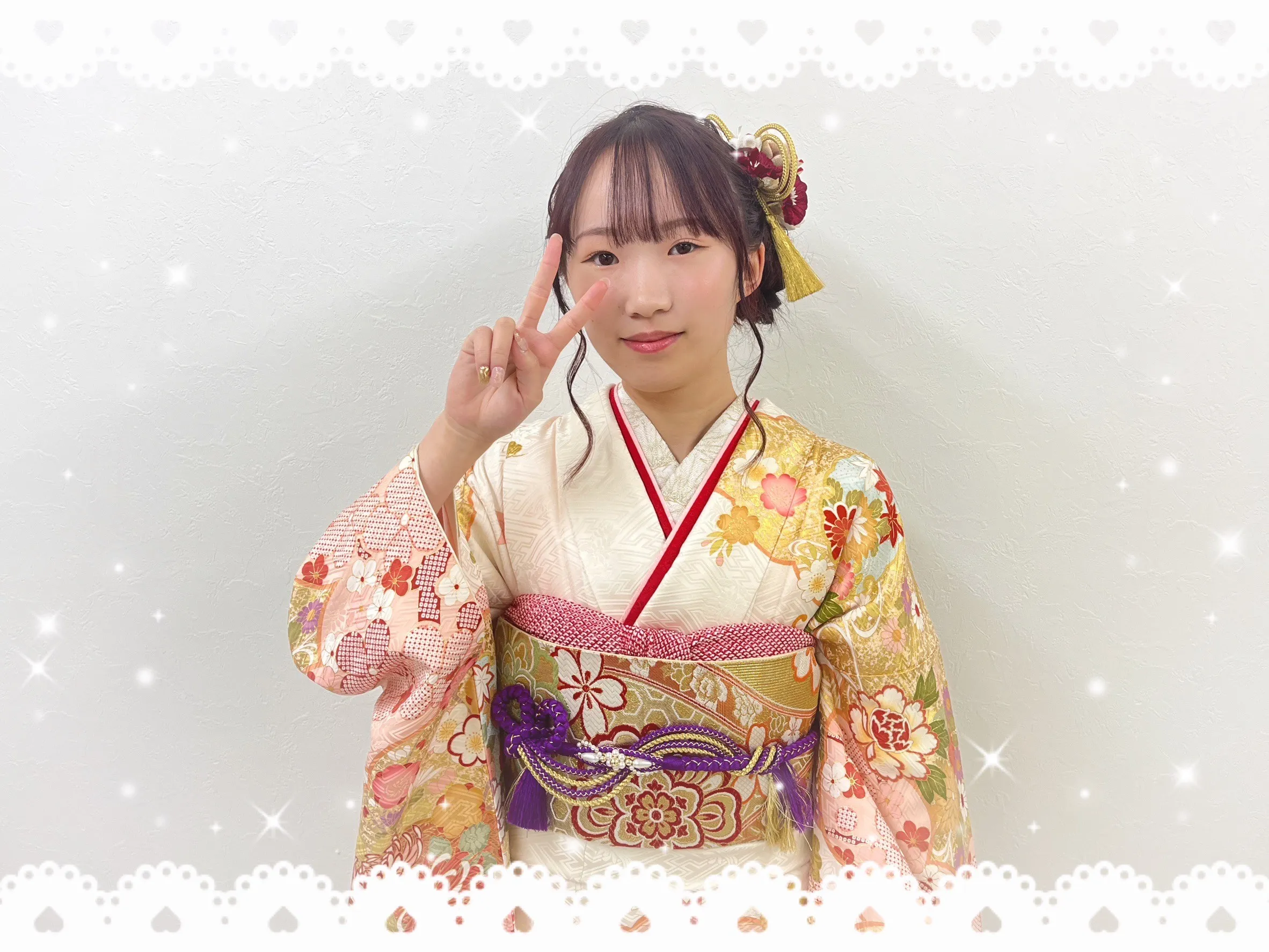 成人式　振袖　前撮り撮影会　可愛い　古典　華やか　綺麗　オシャレ　ピンク　