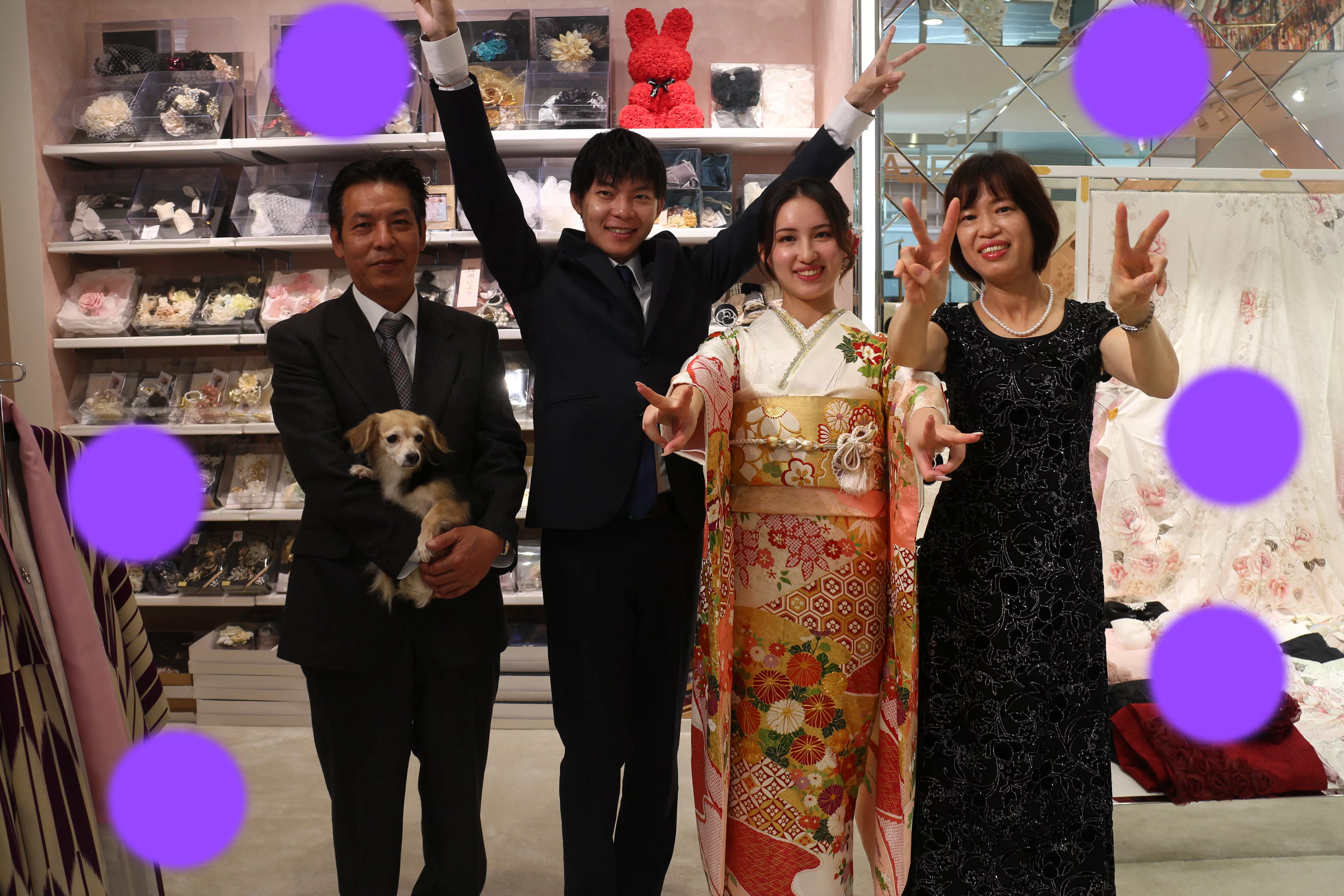 TAKAZEN神戸店　前撮り撮影会　イマドキ　カワイイ　コディネート　振袖　レンタル　袴　