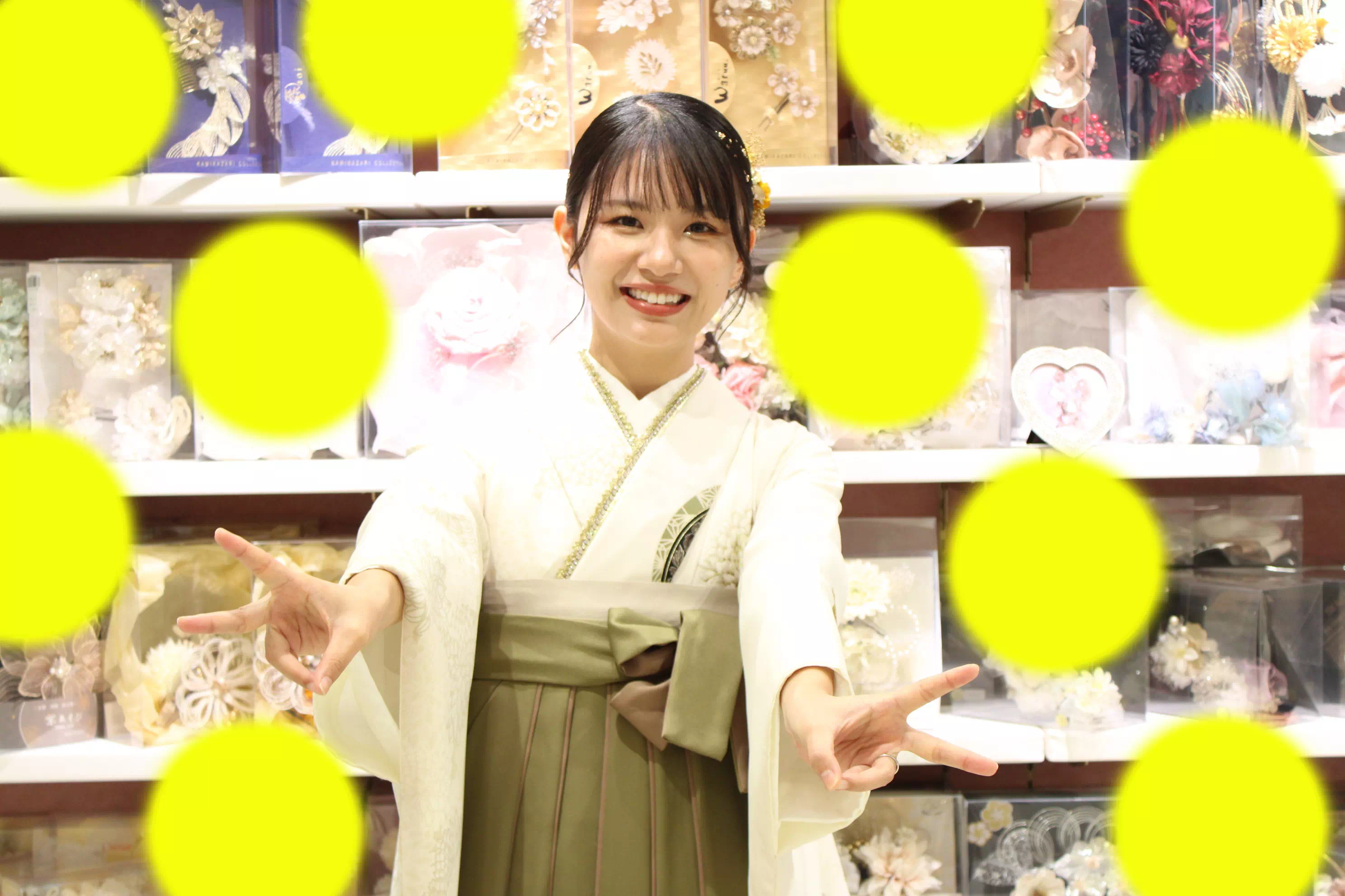 TAKAZEN姫路店　姫路市　成人式　卒業式　袴　振袖　イマドキ袴　ピンク　ガーリー　かわいい　イマドキ