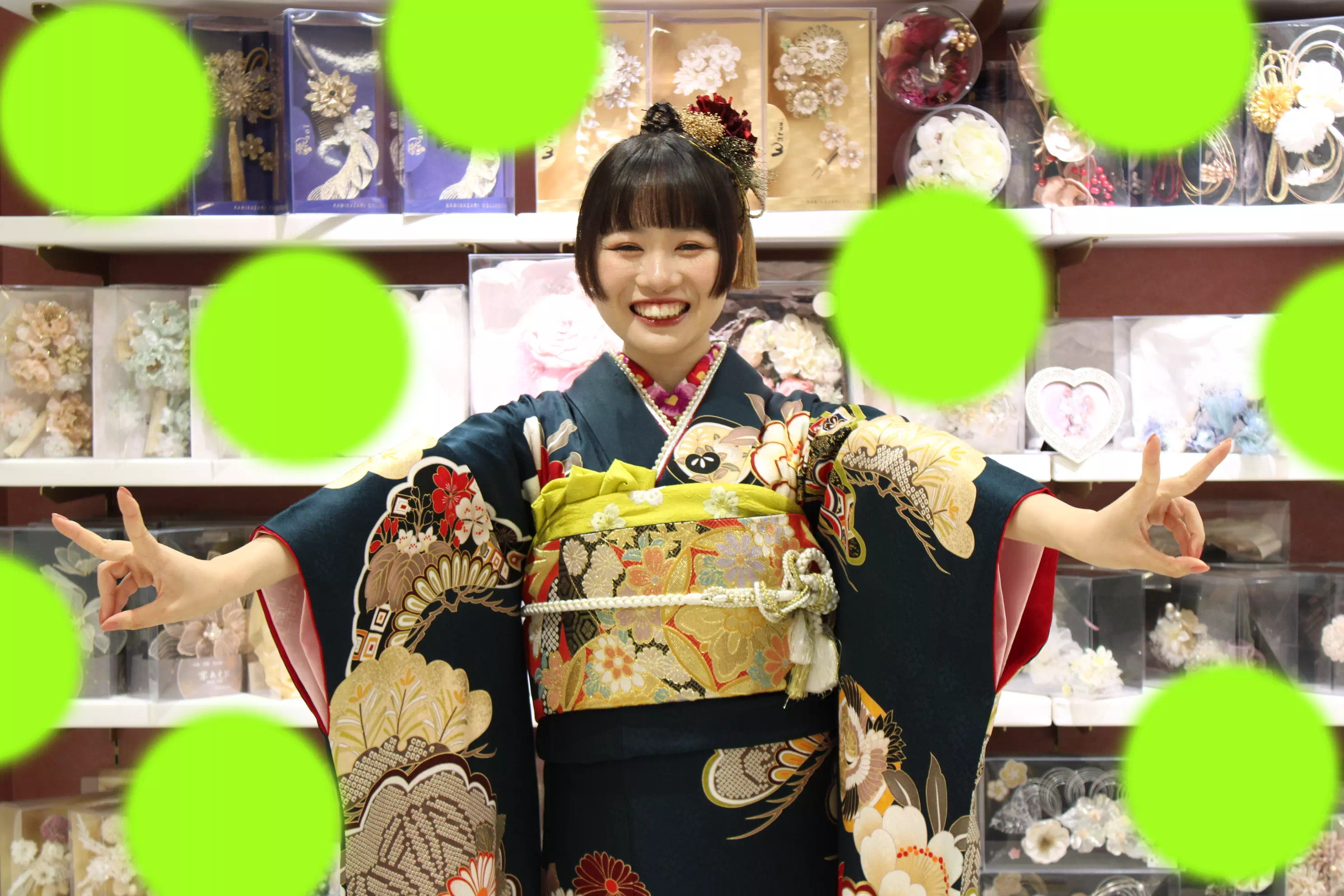 TAKAZEN姫路店　姫路市　成人式　卒業式　袴　振袖　イマドキ振袖　香音　